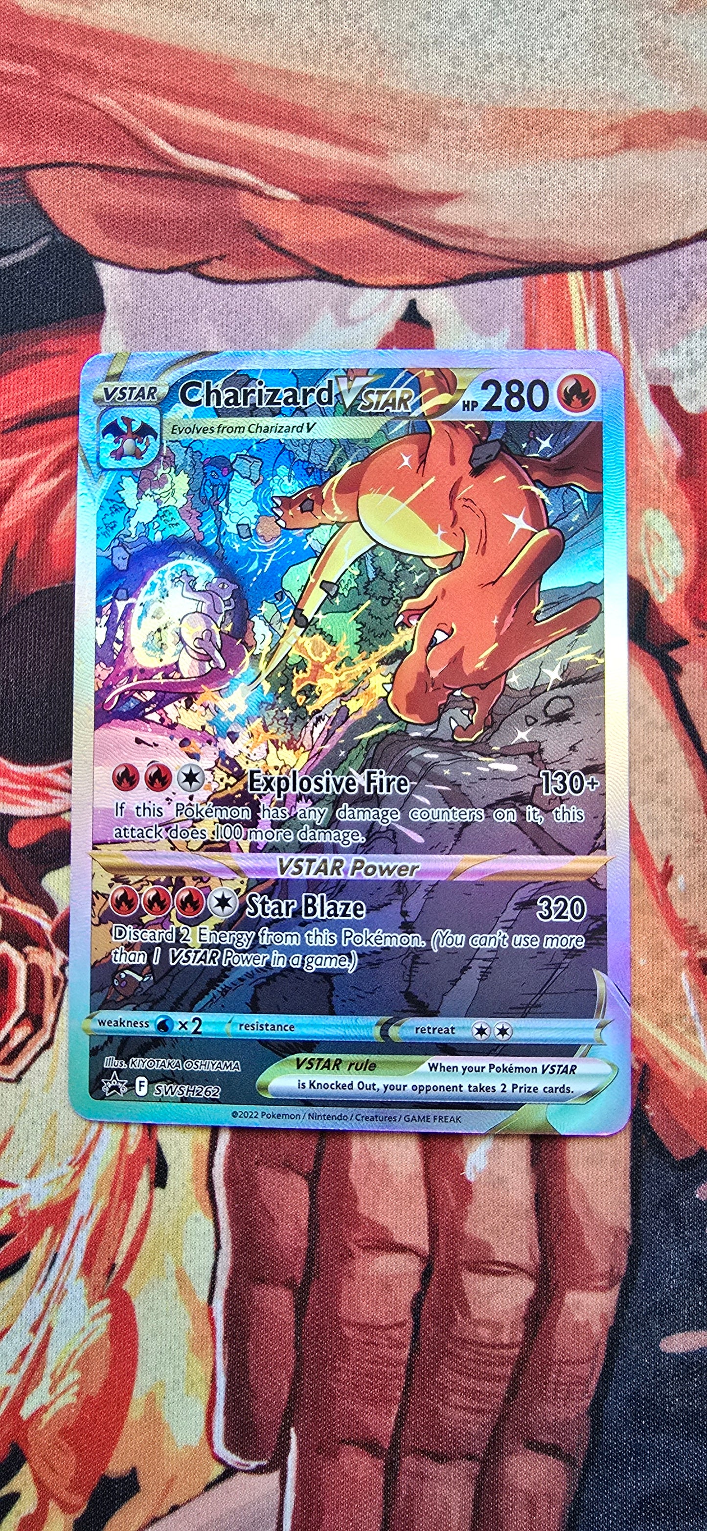 Charizard VSTAR SWSH262 Holo Promo Sword & Shield Pokemon Card Custom Made Proxy
