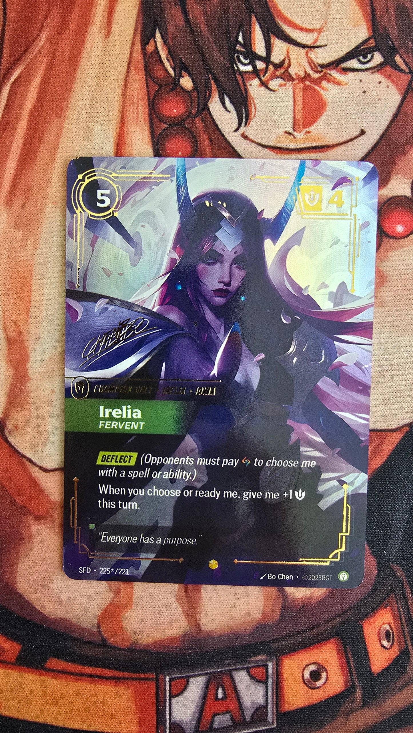 League of Legends Spiritforged Signed Overnumbered Riftbound TCG Textured Promo Custom Made Cards