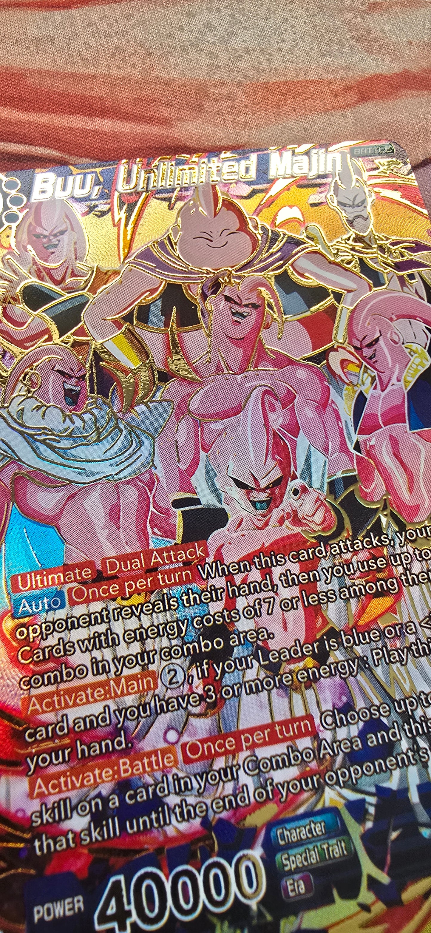 Buu, Unlimited Majin BT25- 146 Legend of the Dragon Balls Dragon Ball Super Proxy Card