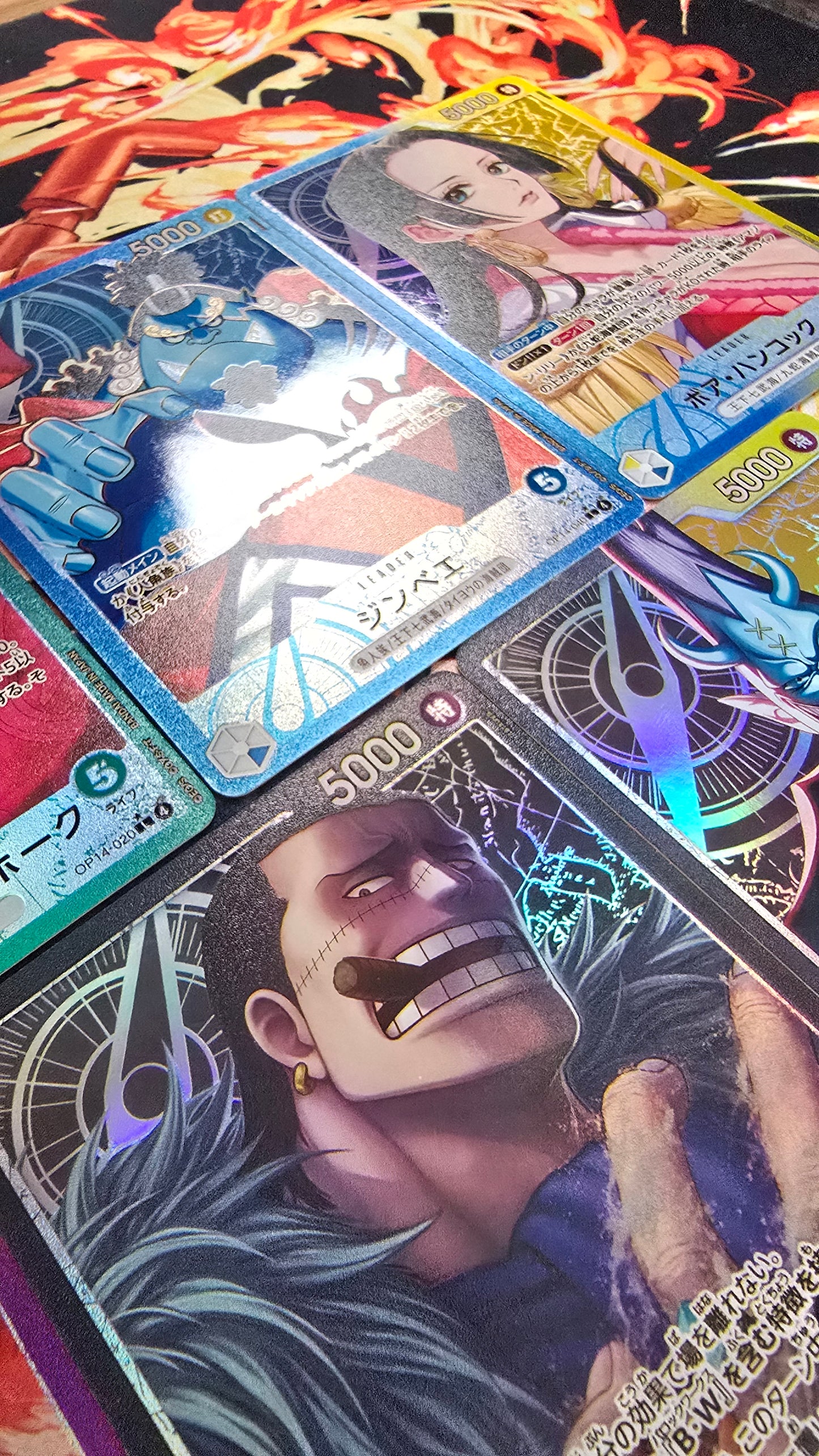 7 Card Bundle: OP14 Alt Art Leaders Holo One Piece TCG Proxy Cards Japanese