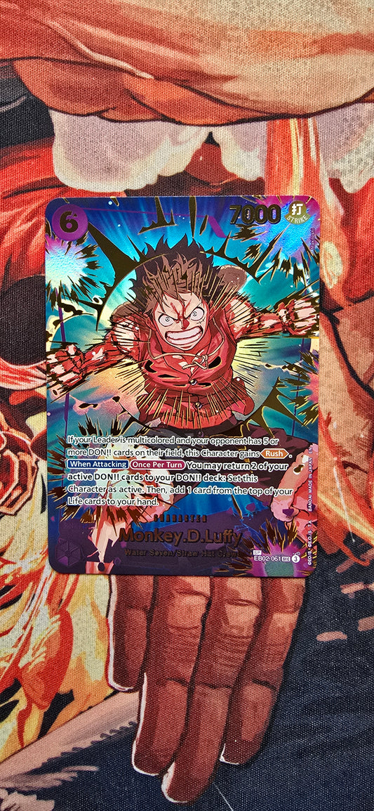 PRB02 SP Monkey D Luffy EB02 Textured One Piece Card Game OP TCG Proxy English