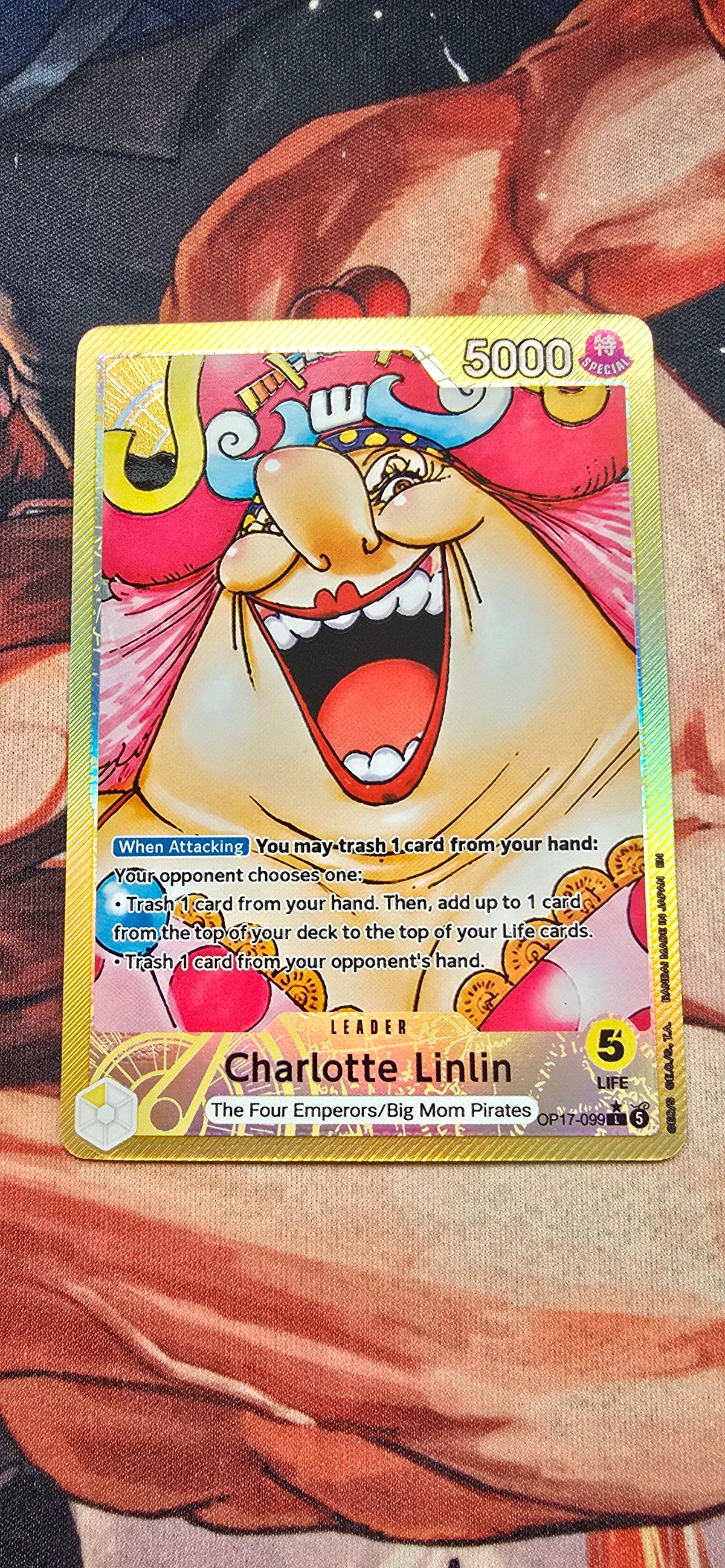 6 Card Bundle OP17 Alt Art Leaders One Piece TCG Premium Textured Custom Made Proxy Cards