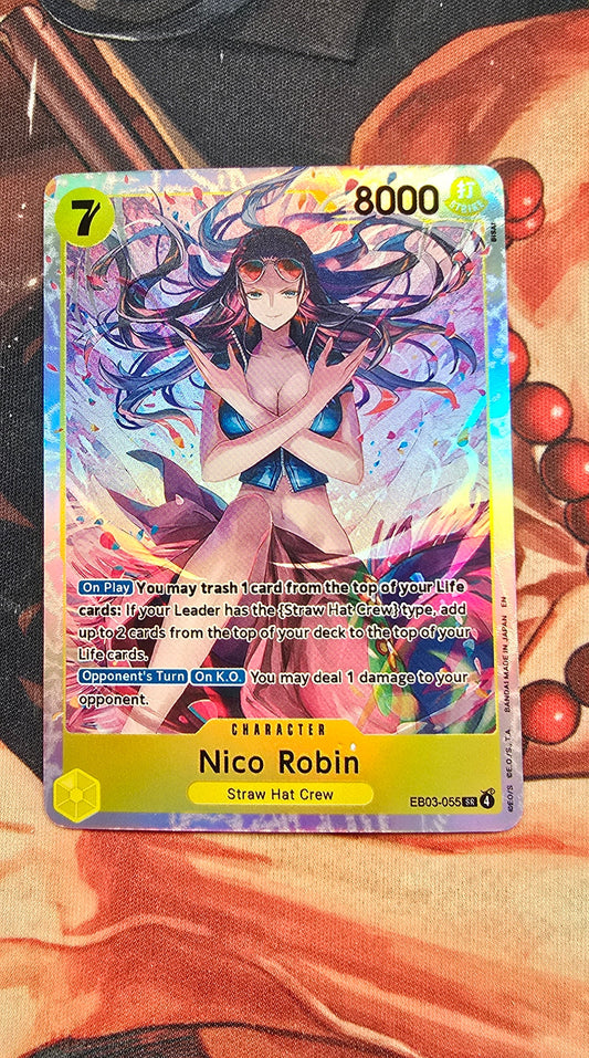 Nico Robin SR EB03-055 Foil Premium One Piece TCG Proxy Card