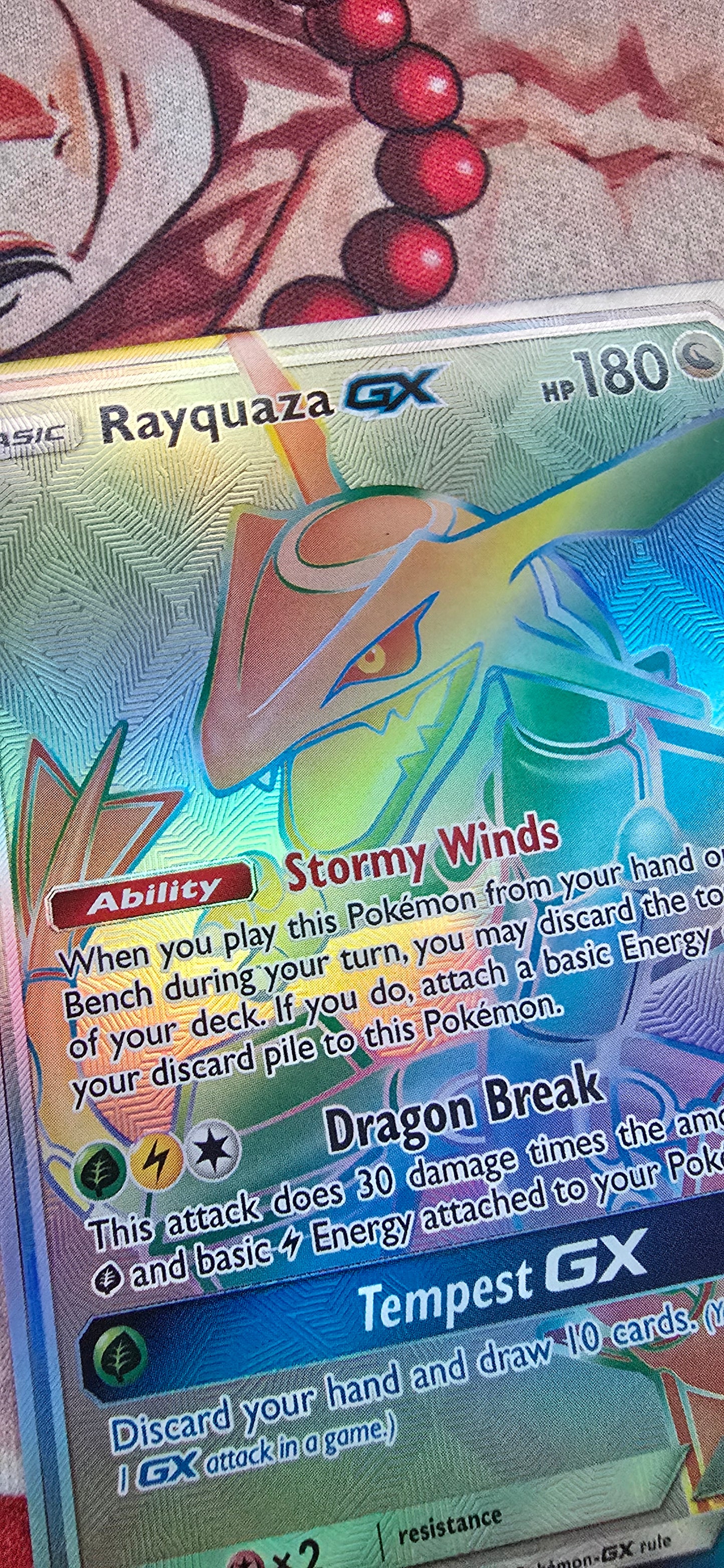Rayquaza GX 177/168 Sun & Moon Celestial Storm Pokemon TCG Custom Made Proxy Card