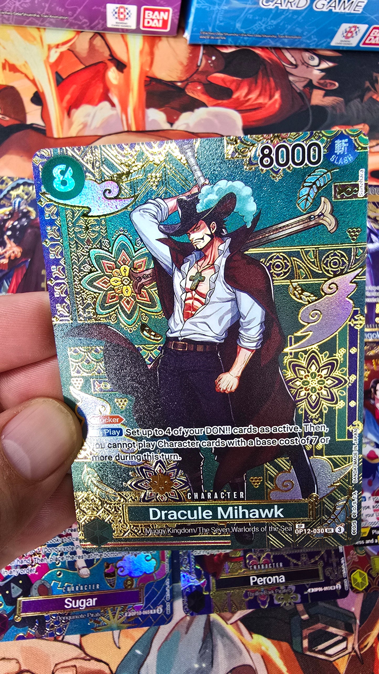 OP14 SP Boa Hancock Dracule Mihawk Sugar Kid & Killer Sengoku Perona Textured Holo One Piece TCG Proxy Cards English