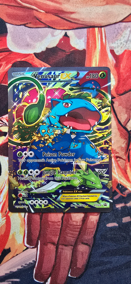 Venusaur EX XY123 Red & Blue Collection Alternate Art Promo Pokemon Card Custom Made Proxy