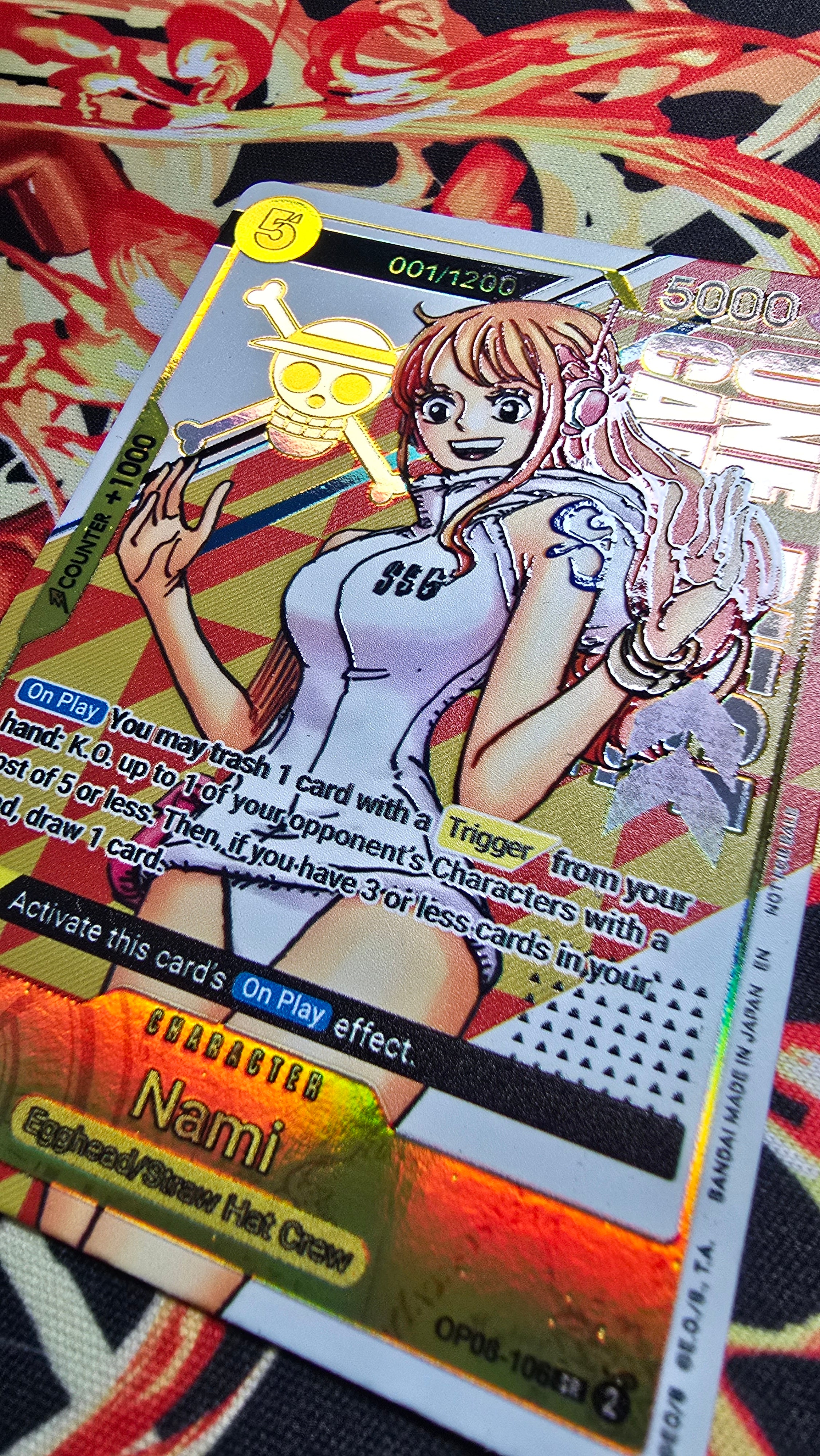 Serial Nami Flagship OP08 Textured One Piece Card Game OP TCG