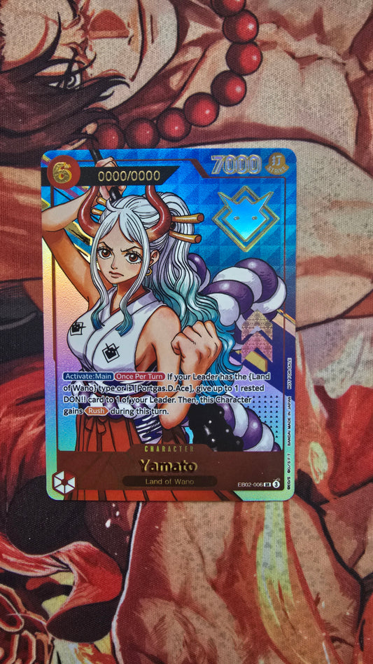 EB02 Yamato Top 8 Flagship TCG Textured Premium Promo OP One Piece Proxy