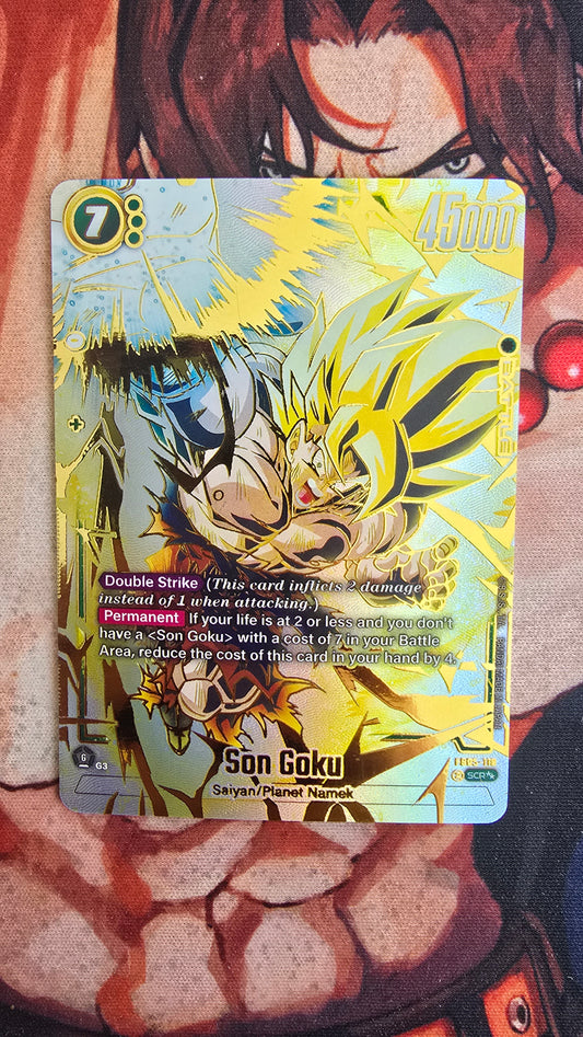 Son Goku Super Alternate Art FB05-119 Dragon Ball Fusion World Card Proxy English
