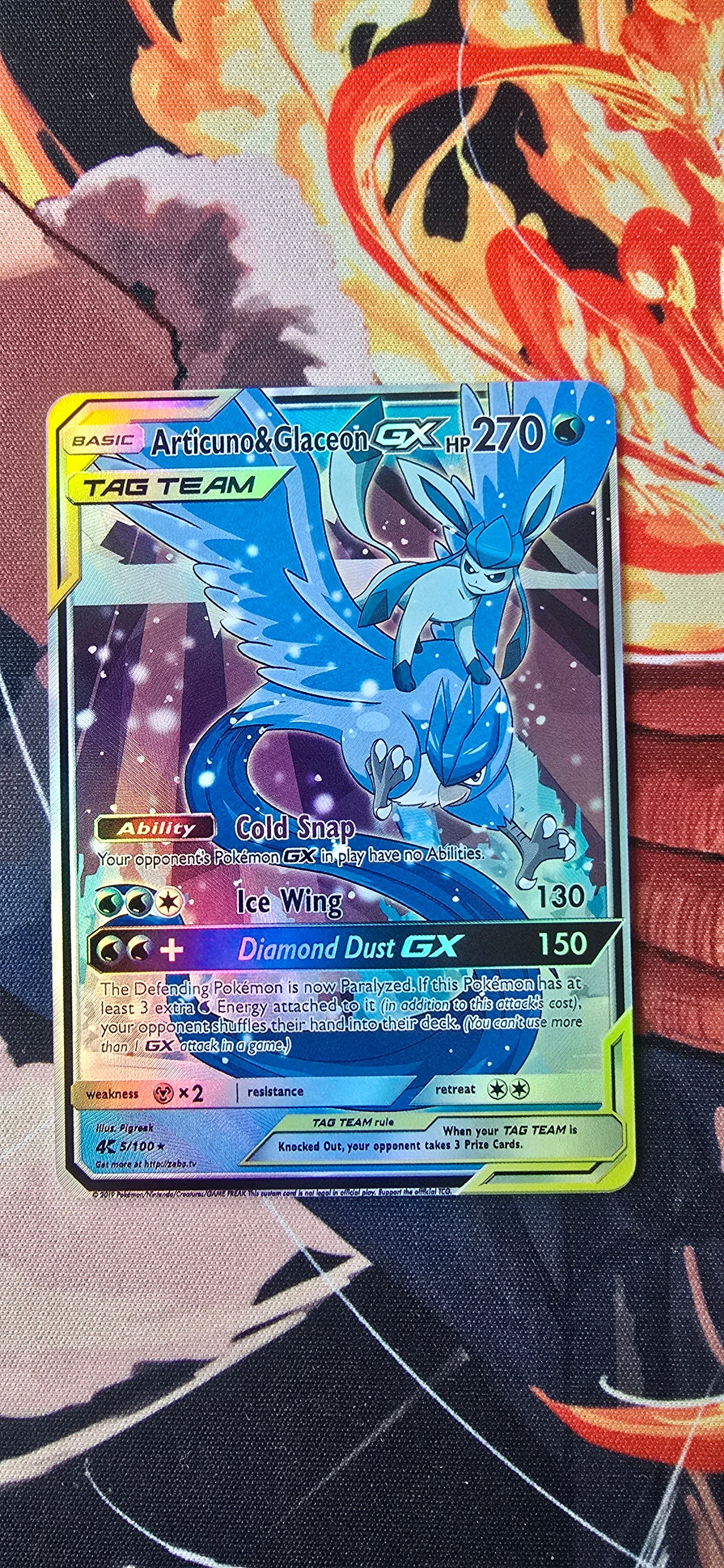 Tag Team Legendary Eeveelution 9 Card Bundle Umbreon Espeon Sylveon Glaceon Leafeon Flareon Jolteon Eevee Premium Quality Custom Made Pokemon Cards