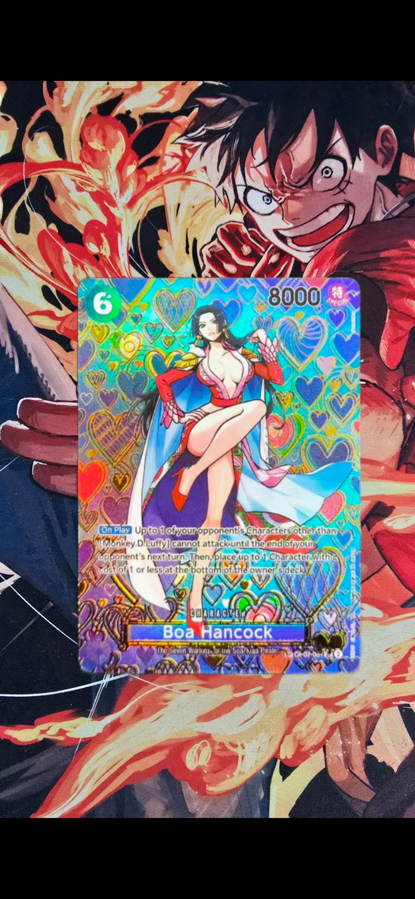 Preorder - Boa Hancock SP OP07-051 One Piece Card Game OP TCG Premium Textured Proxy English