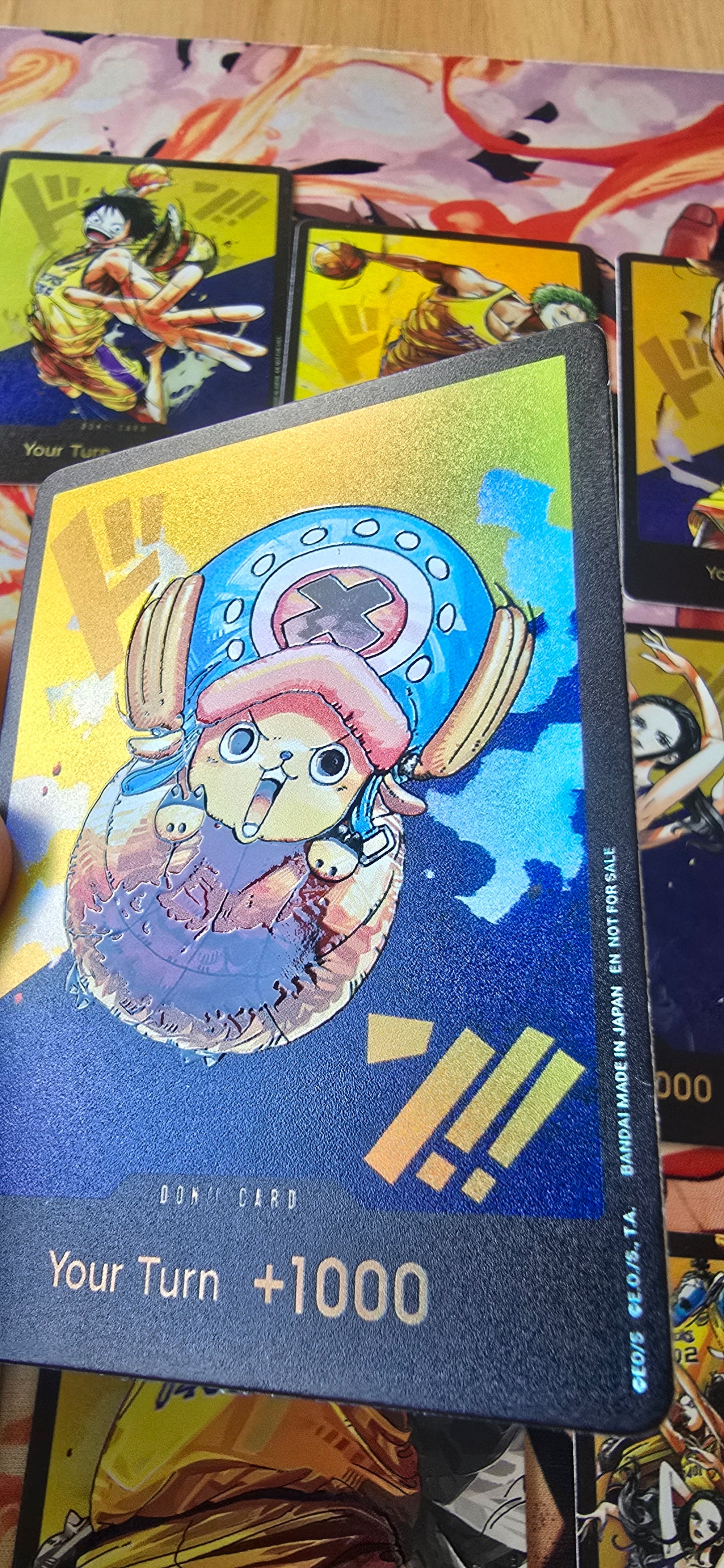 11 Card Bundle: LA Lakers x One Piece Custom Made DON Cards Premium Quality Textured