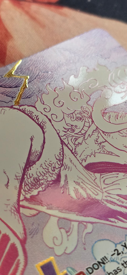 Manga PRB02 Gum Gum Giant One Piece Premium Quality Textured Proxy Custom Made Card