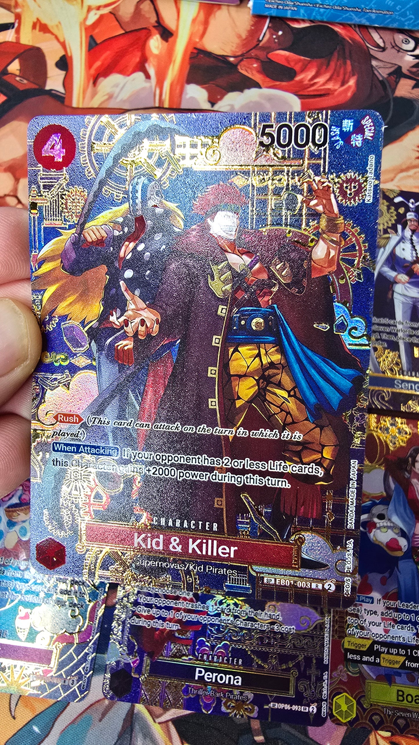 OP14 SP Boa Hancock Dracule Mihawk Sugar Kid & Killer Sengoku Perona Textured Holo One Piece TCG Proxy Cards English