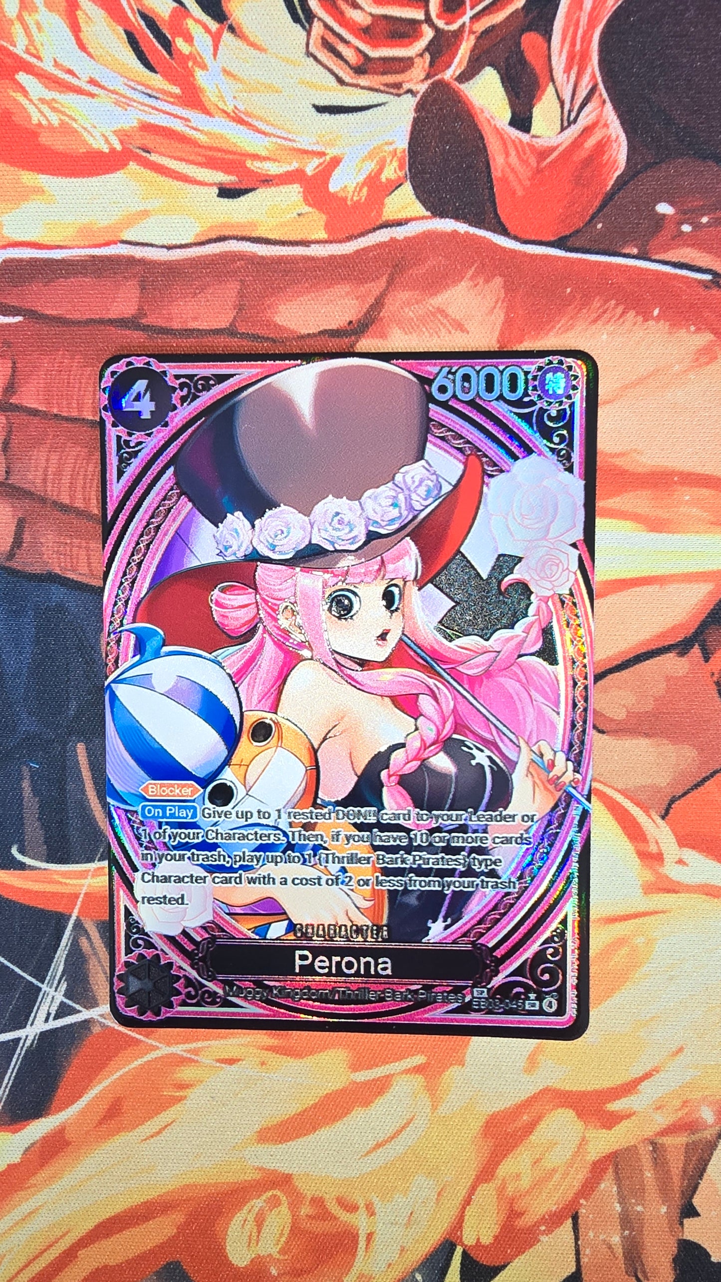 EB03 Perona SP Textured Holo One Piece TCG Proxy Card