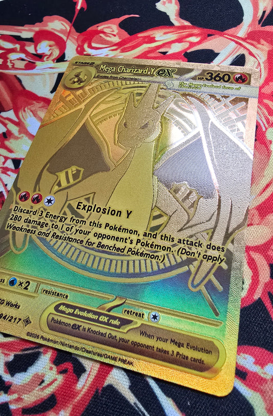 Mega Charizard Y ex MUR Mega Dream Pokemon Proxy Card English