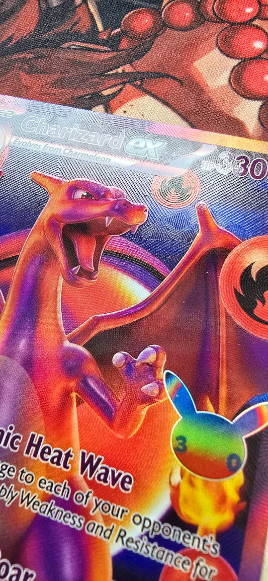 30th Anniversary Charizard Pokemon TCG Custom Made Card