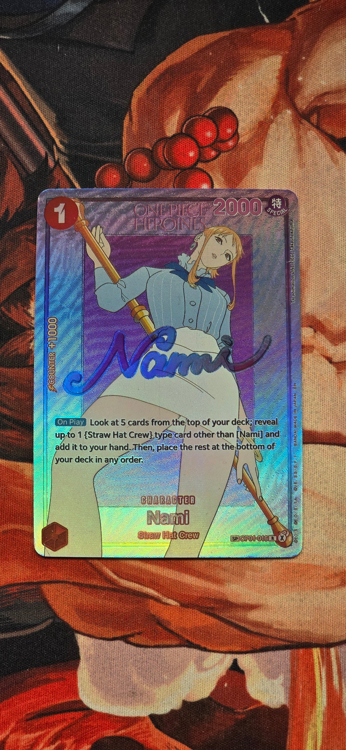 EB05 Nami SP Heroines Edition Vol 2 Textured OP One Piece Custom Made Proxy Card