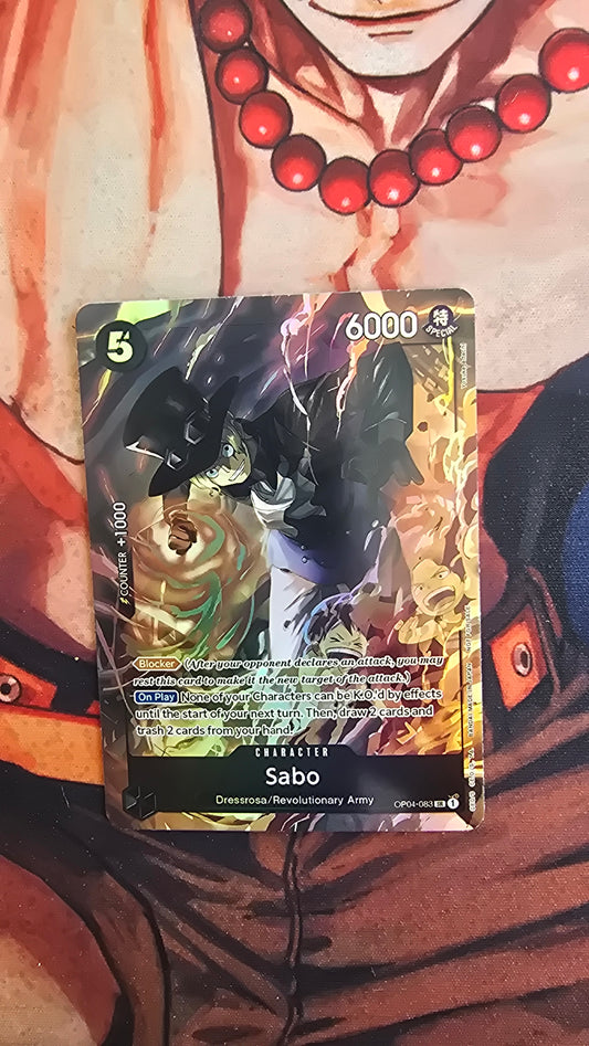 Sabo Winner Sealed Battle Exclusive One Piece TCG Textured Promo Custom Made Card