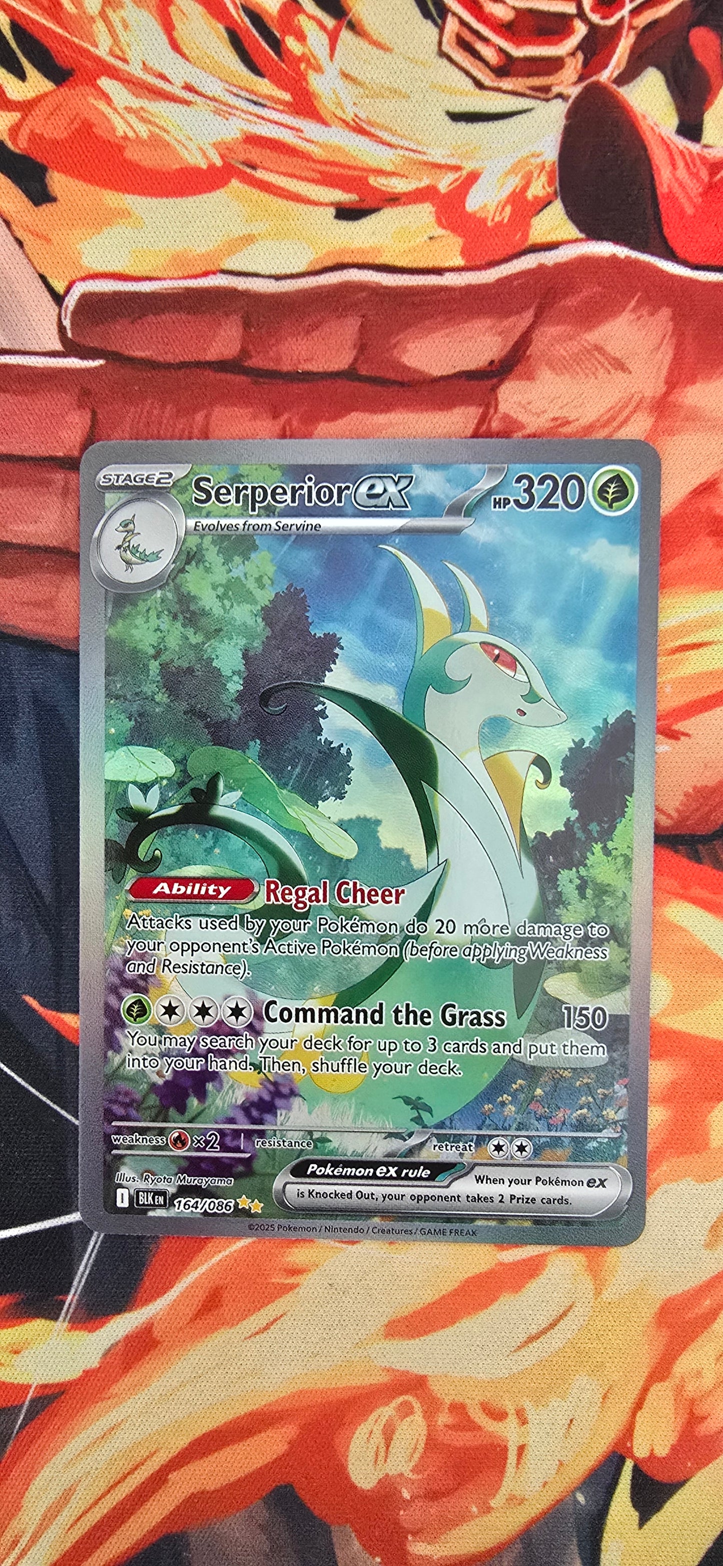 Serperior EX Black Bolt Pokemon TCG Proxy English Card