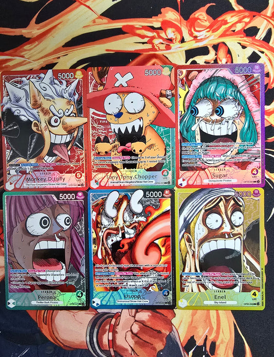 Vol.1 Leader Alt Art Textured Holo One Piece TCG English Proxy Cards