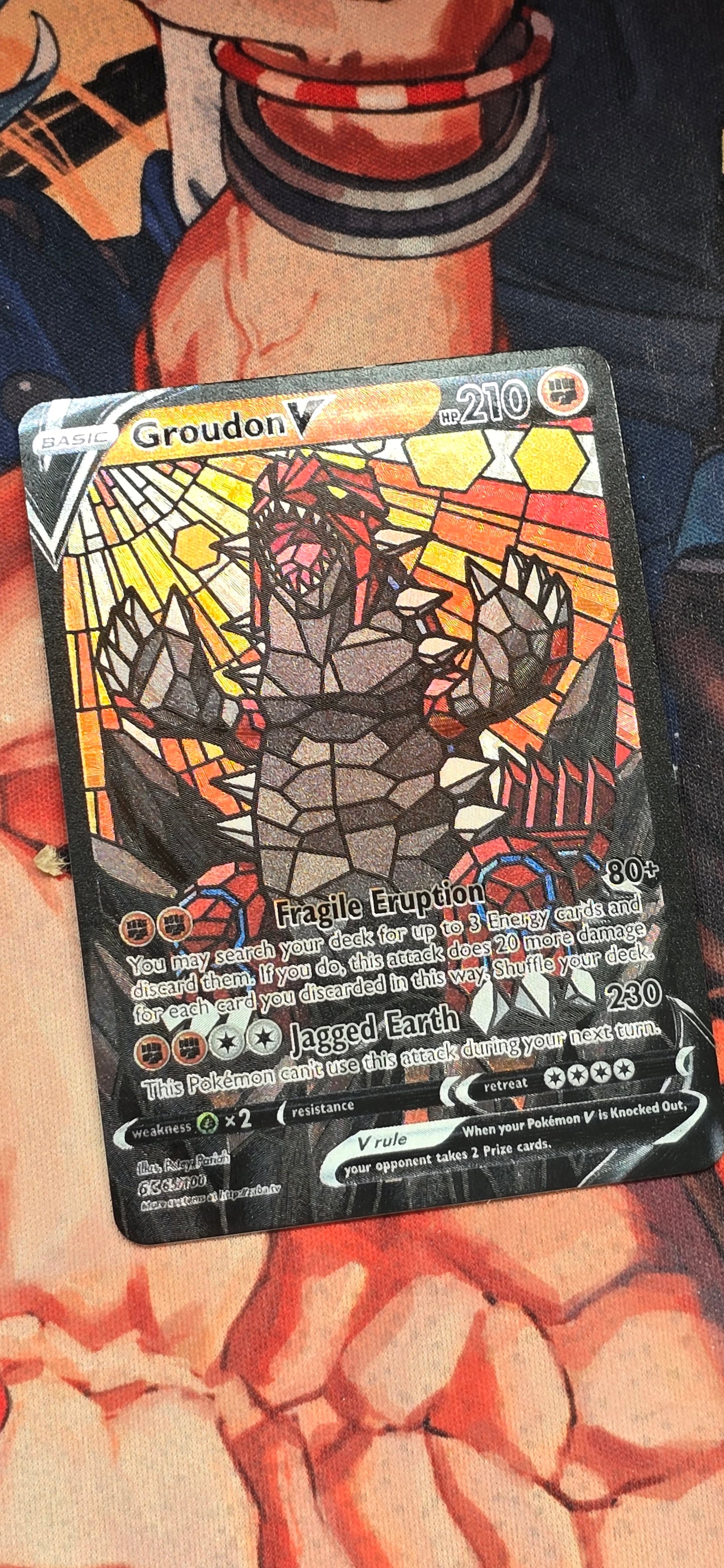 Legendary Pokemon Mosaic Style Premium Textured Holo Quality Custom Made Cards
