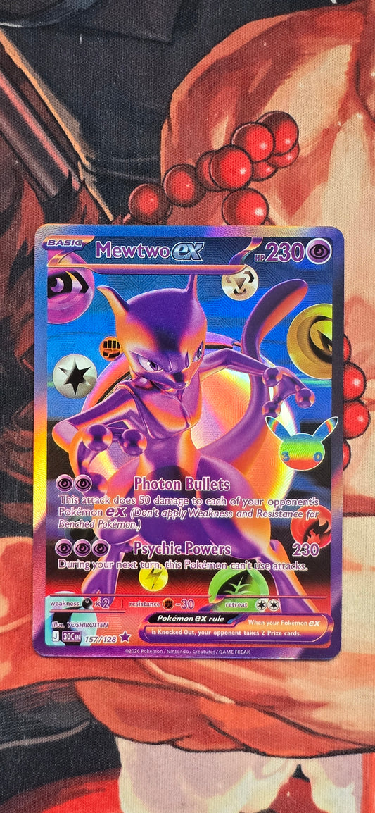 30th Anniversary Mewtwo ex Pokemon TCG Custom Made Proxy Card