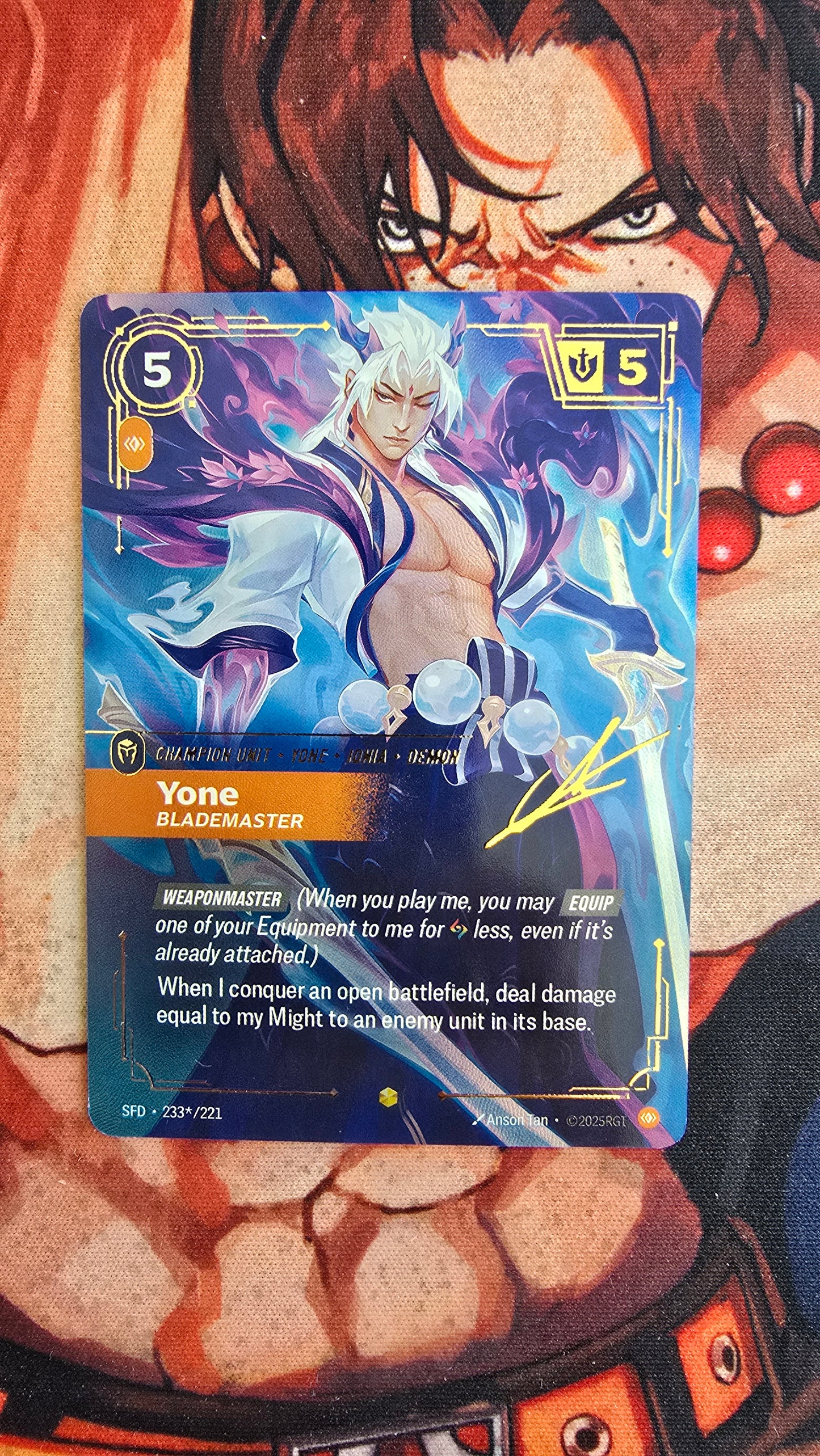 League of Legends Spiritforged Signed Overnumbered Riftbound TCG Textured Promo Custom Made Cards