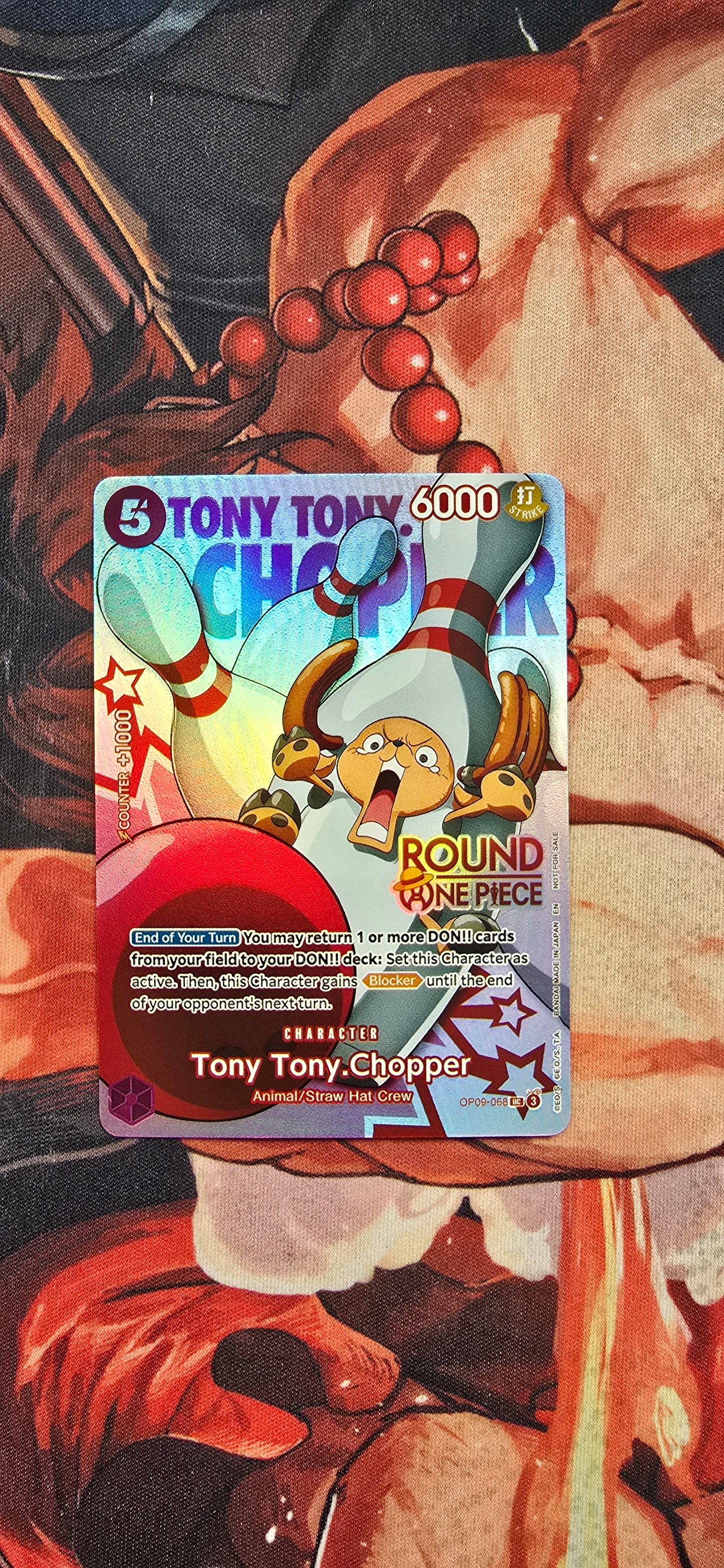 Round 1 x One Piece English TCG Textured Custom Made Proxy Cards