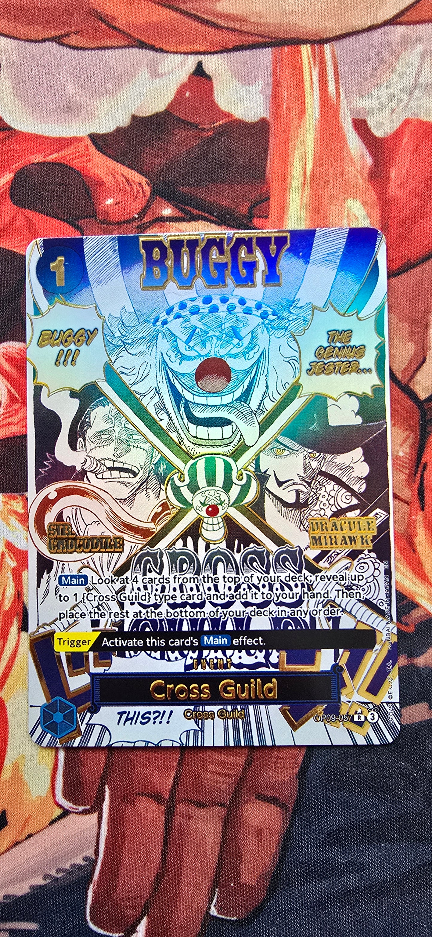 Manga PRB02 Cross Guild One Piece Premium Quality Textured Proxy Custom Made Card