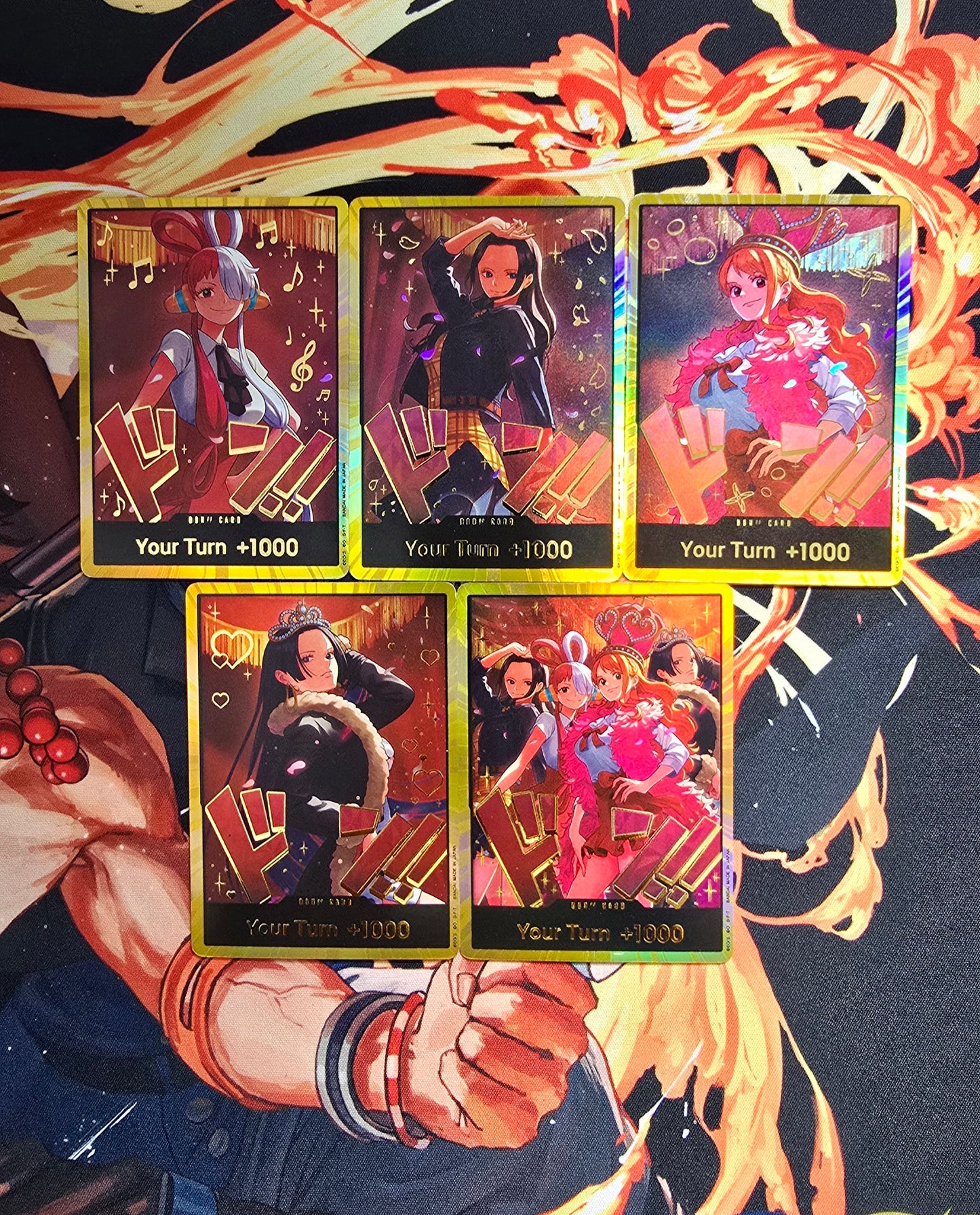 EB03 Heroines Gold DON Textured Holo One Piece TCG Proxy Cards