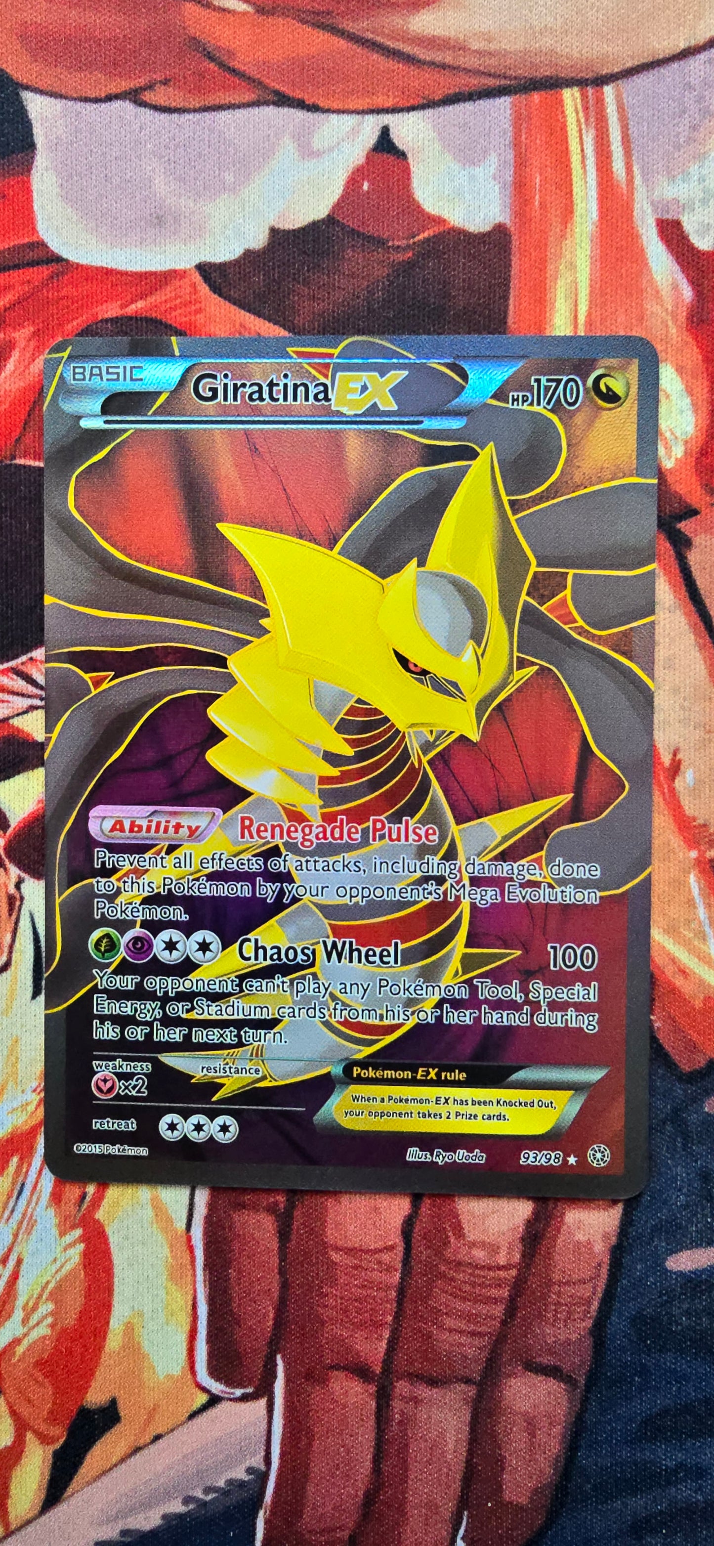 Giratina EX 93/98 Ultra Rare XY Breakpoint Pokemon Card Custom Made Proxy