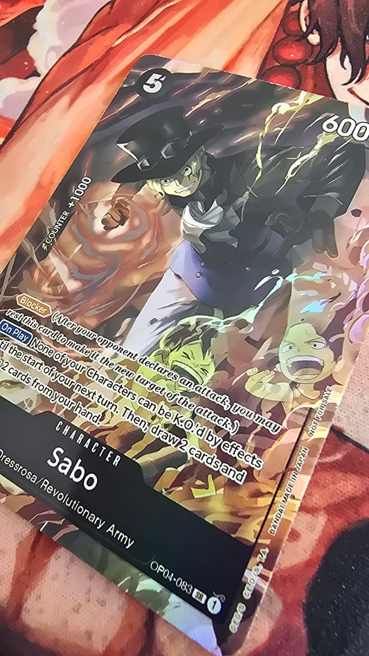 Sabo Winner Sealed Battle Exclusive One Piece TCG Textured Promo Custom Made Card