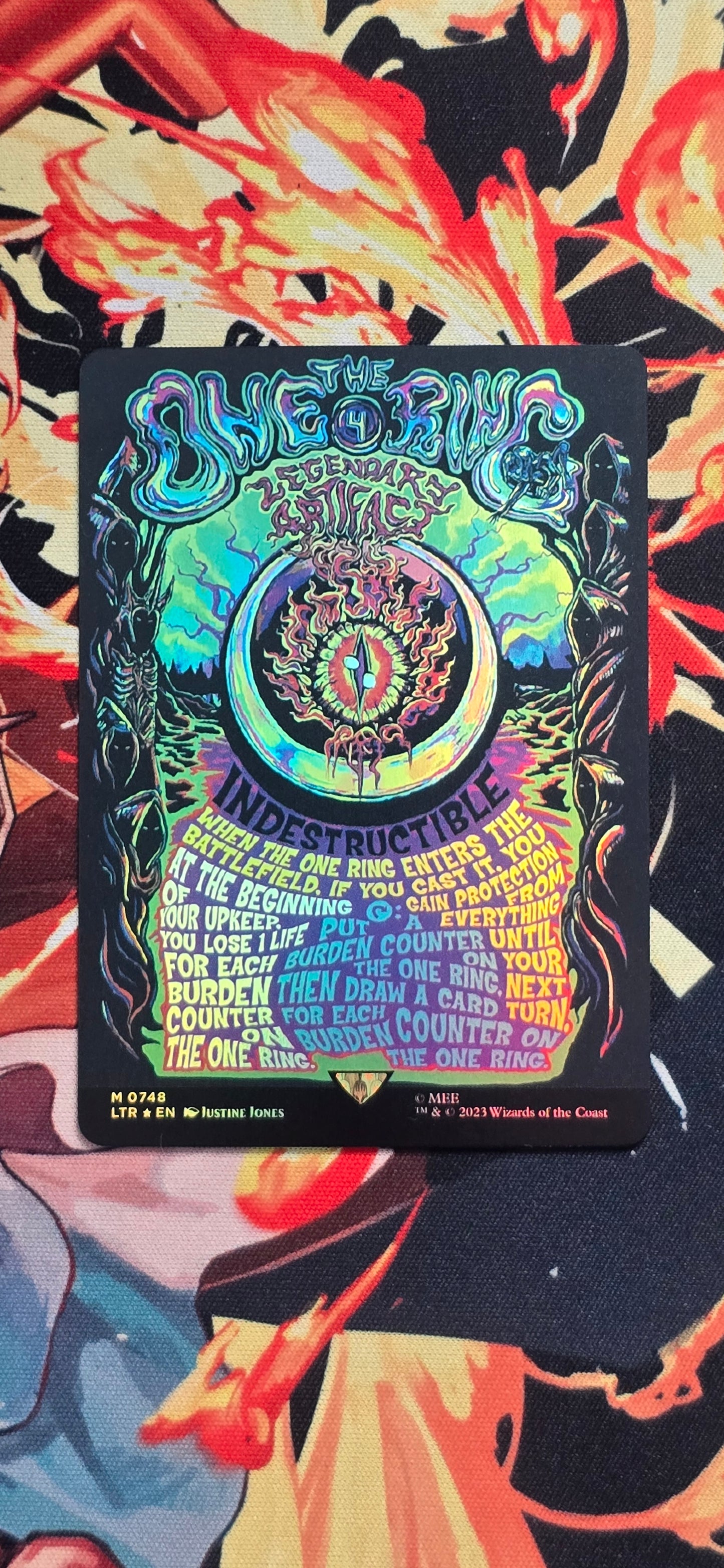 Graded PSA Style The One Ring Legendary Artifact TCG Proxy Card Slab