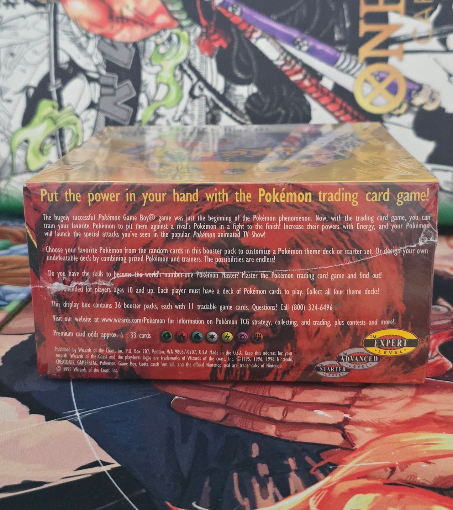 WOTC 1999 1st Edition Booster Box Sealed (396 cards: 36 Booster Packs) Pokemon Base Set Custom Made