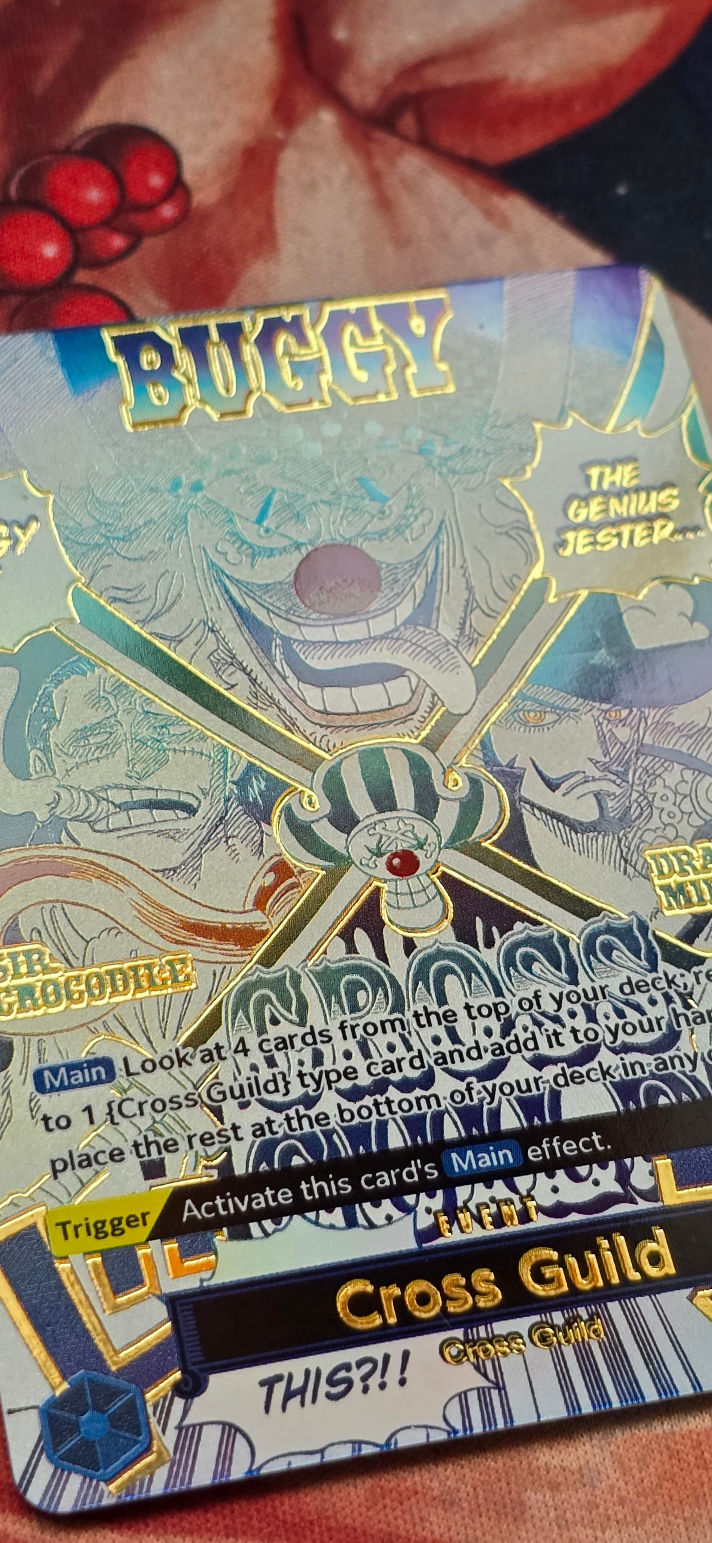 Manga PRB02 Cross Guild One Piece Premium Quality Textured Proxy Custom Made Card