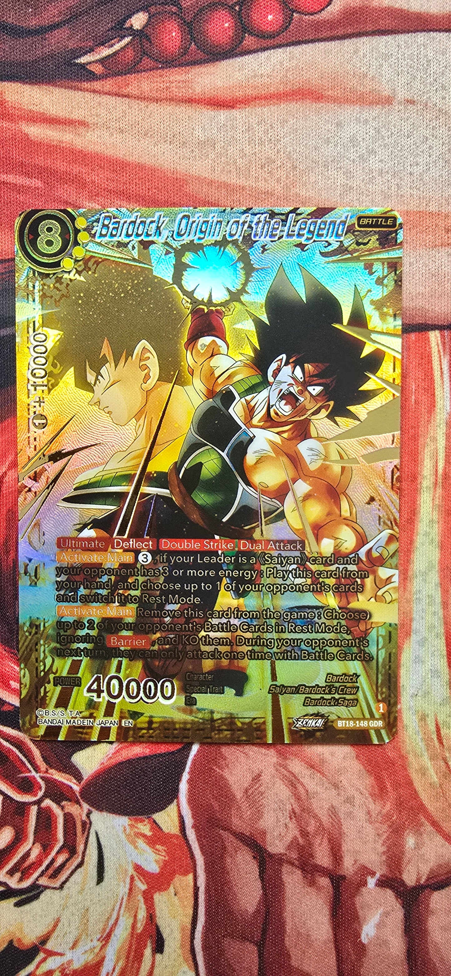 Bardock, Origin Of The Legend BT18-148 Dragon Ball Super Card Proxy