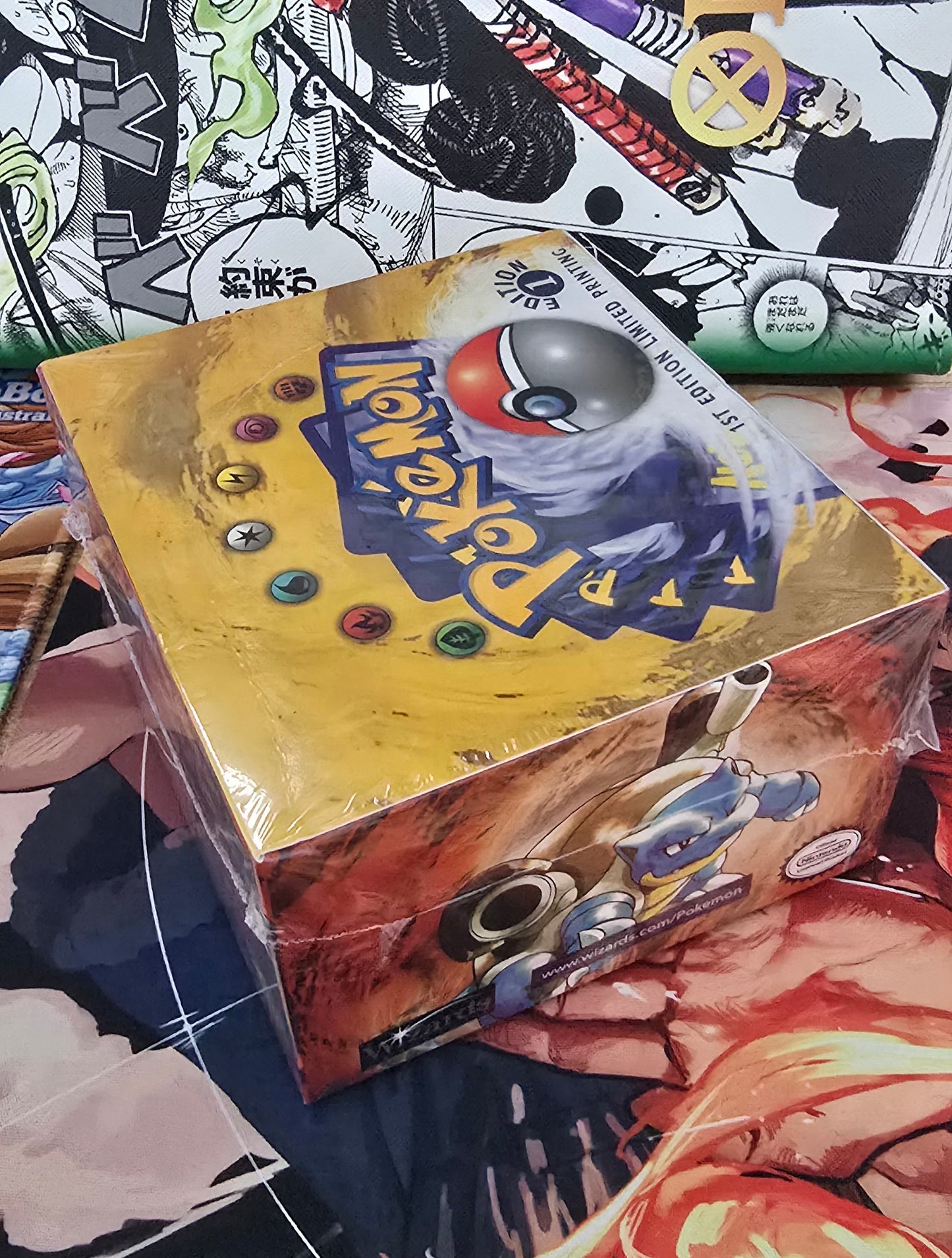 WOTC 1999 1st Edition Booster Box Sealed (396 cards: 36 Booster Packs) Pokemon Base Set Custom Made