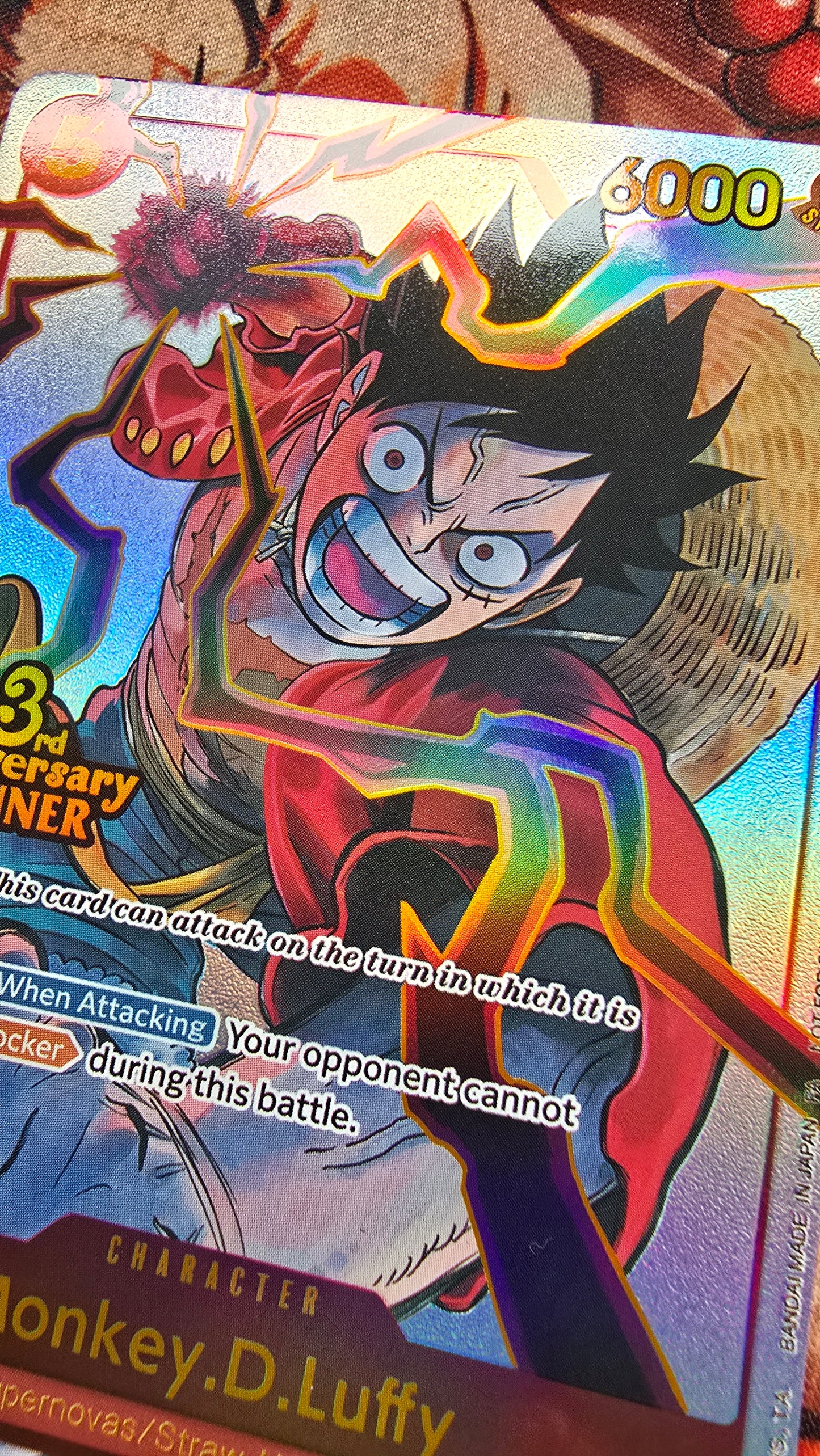 3 Card Bundle - 3rd Anniversary Winner Monkey D Luffy, Sabo & Portgas D Ace Store Championship One Piece Card Game Textured Proxy