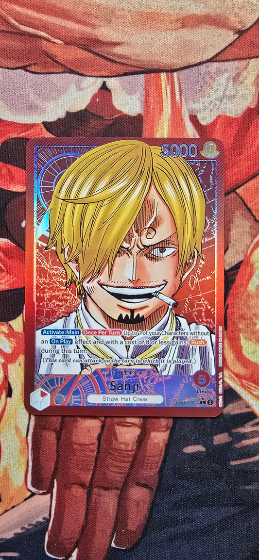 PRB01 Sanji Leader Alt Art Holo One Piece TCG Proxy Card