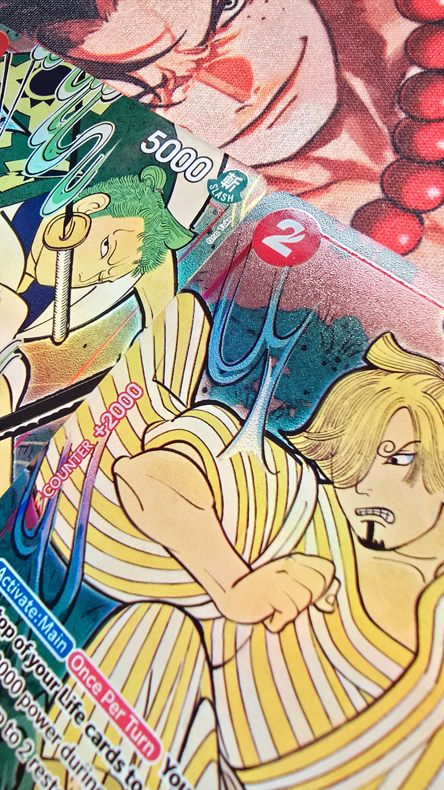 10 Card Bundle 1st Anniversary Set One Piece Card Game English Custom Made Cards