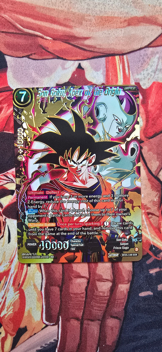 Son Goku, Apex of the Origin BT25-148 Dragon Ball Super Proxy Card