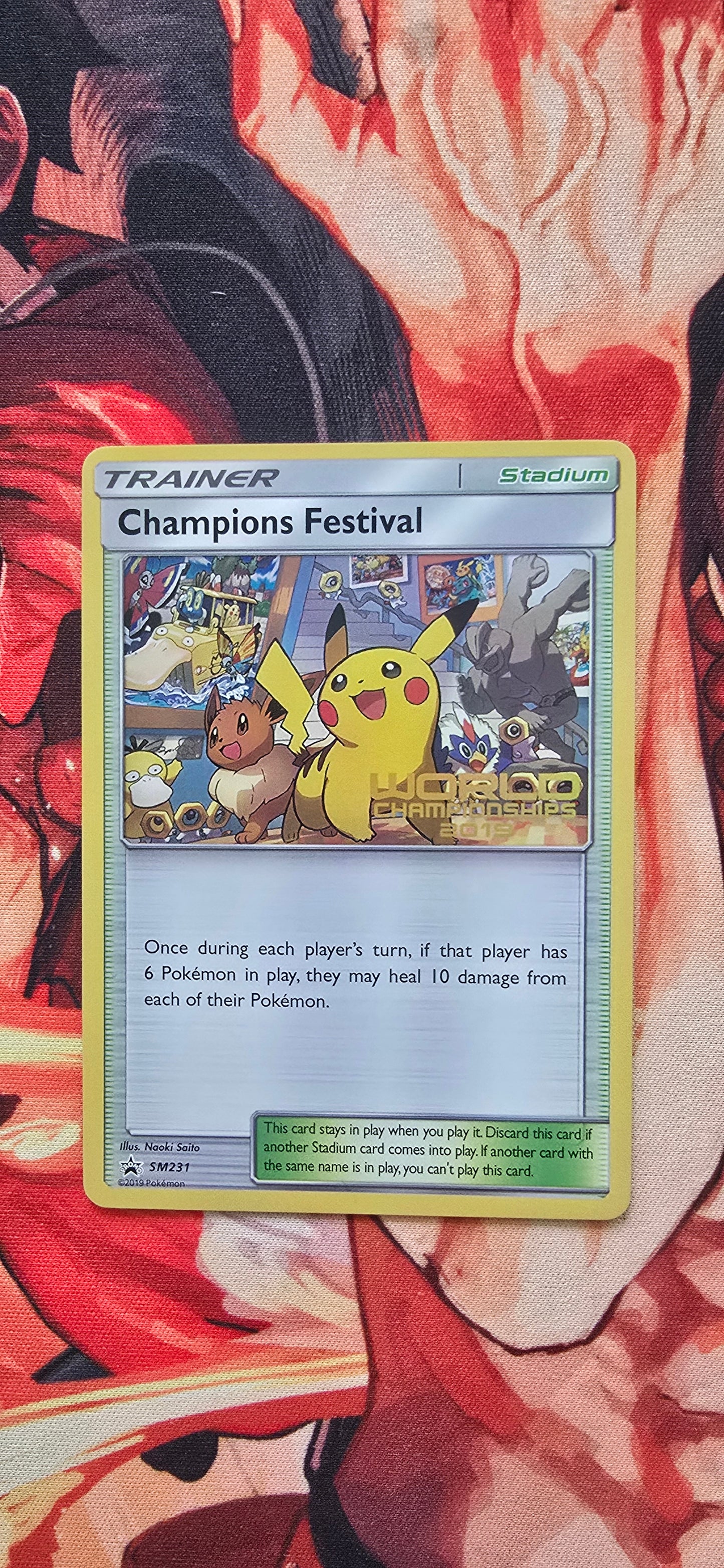 Pokemon World Championships Festival 2017, 2018 & 2019 SM78 SM148 SM231 Promo Black Star Proxy Cards