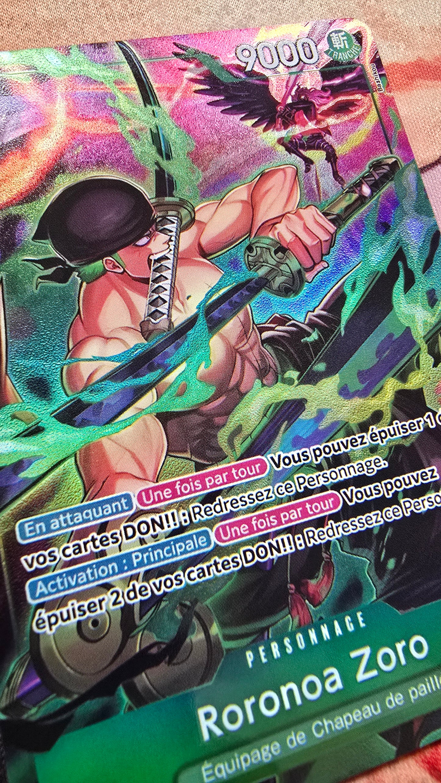 Preorder - OP06 Roronoa Zoro French Treasure Rare Exclusive One Piece Card Proxy Custom Made