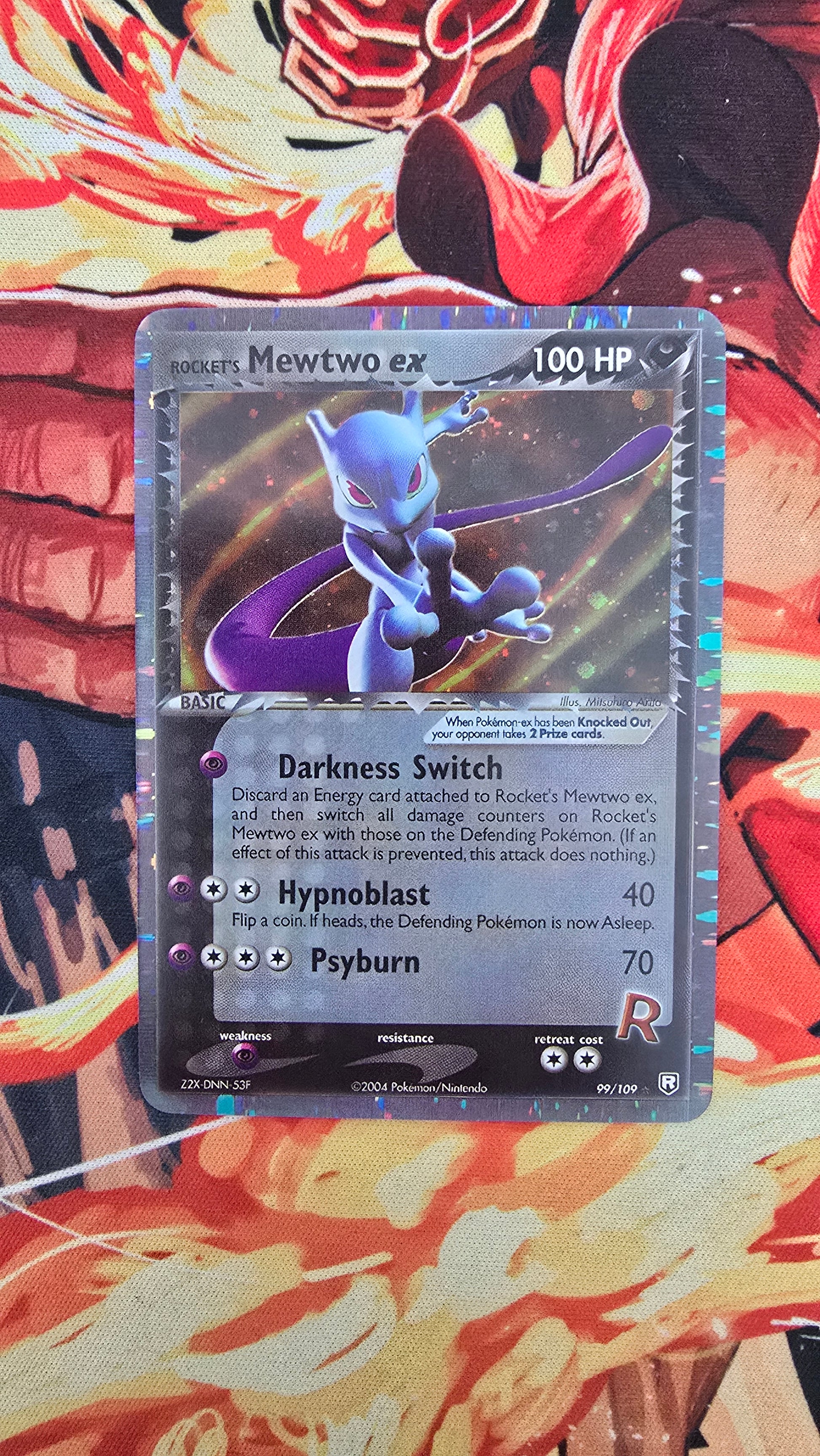 ultra rare mewtwo pokemon card Team Rocket Returns Rocket's Mewtwo EX Holo Ultra Rare #99/109 Card Pr – OP Proxies TCG