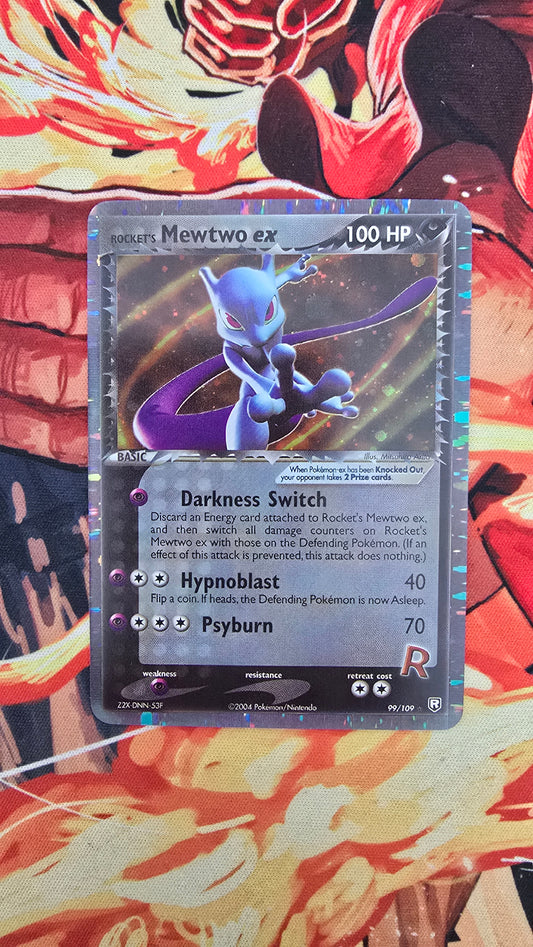 Team Rocket Returns Rocket's Mewtwo EX Holo Ultra Rare #99/109 Card Proxy