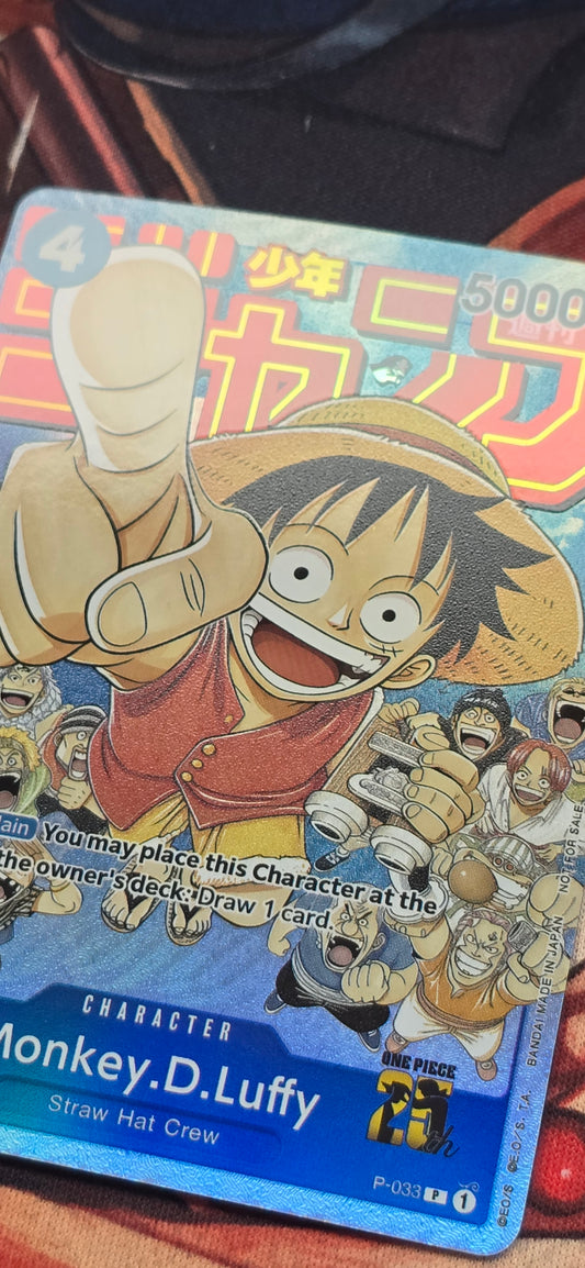 Monkey D Luffy P-033 English Event Pack Vol. 2 One Piece Promo Textured Proxy
