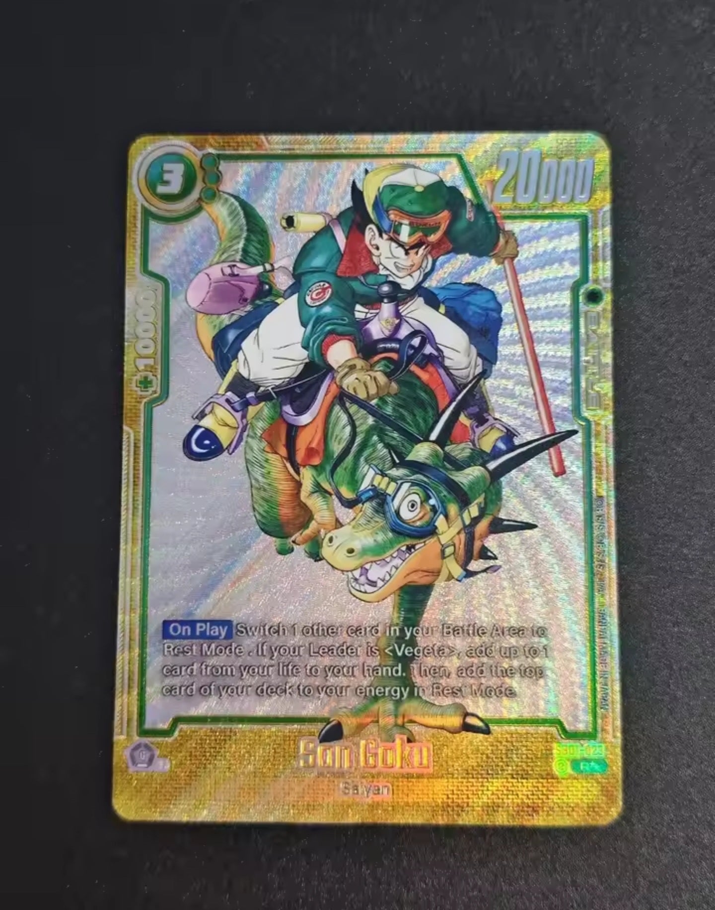 Manga Son Goku SB01-023 Super Alternate Art Manga Booster 01 SB01 Dragon Ball Card Proxy