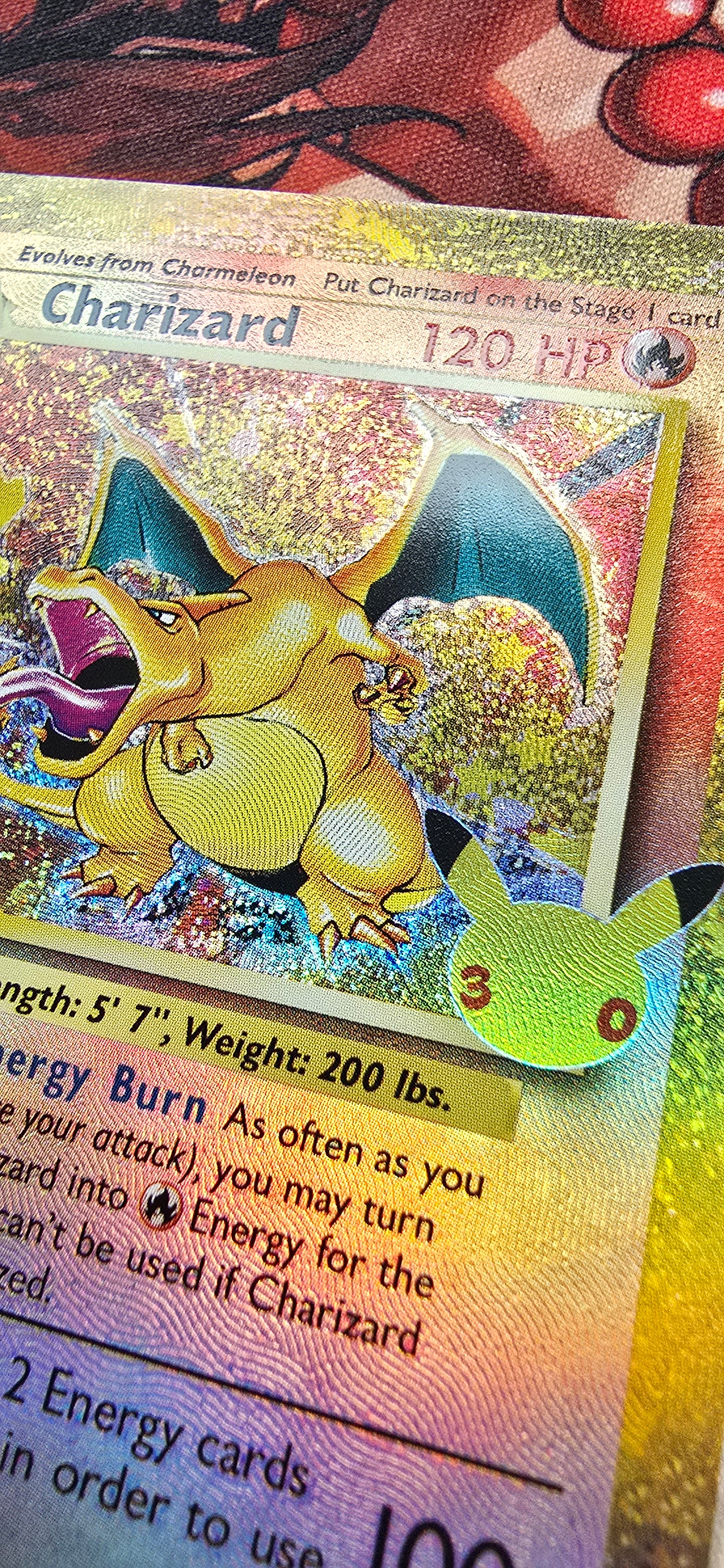 30th Anniversary Charizard 1999 Pokemon TCG Custom Made Card