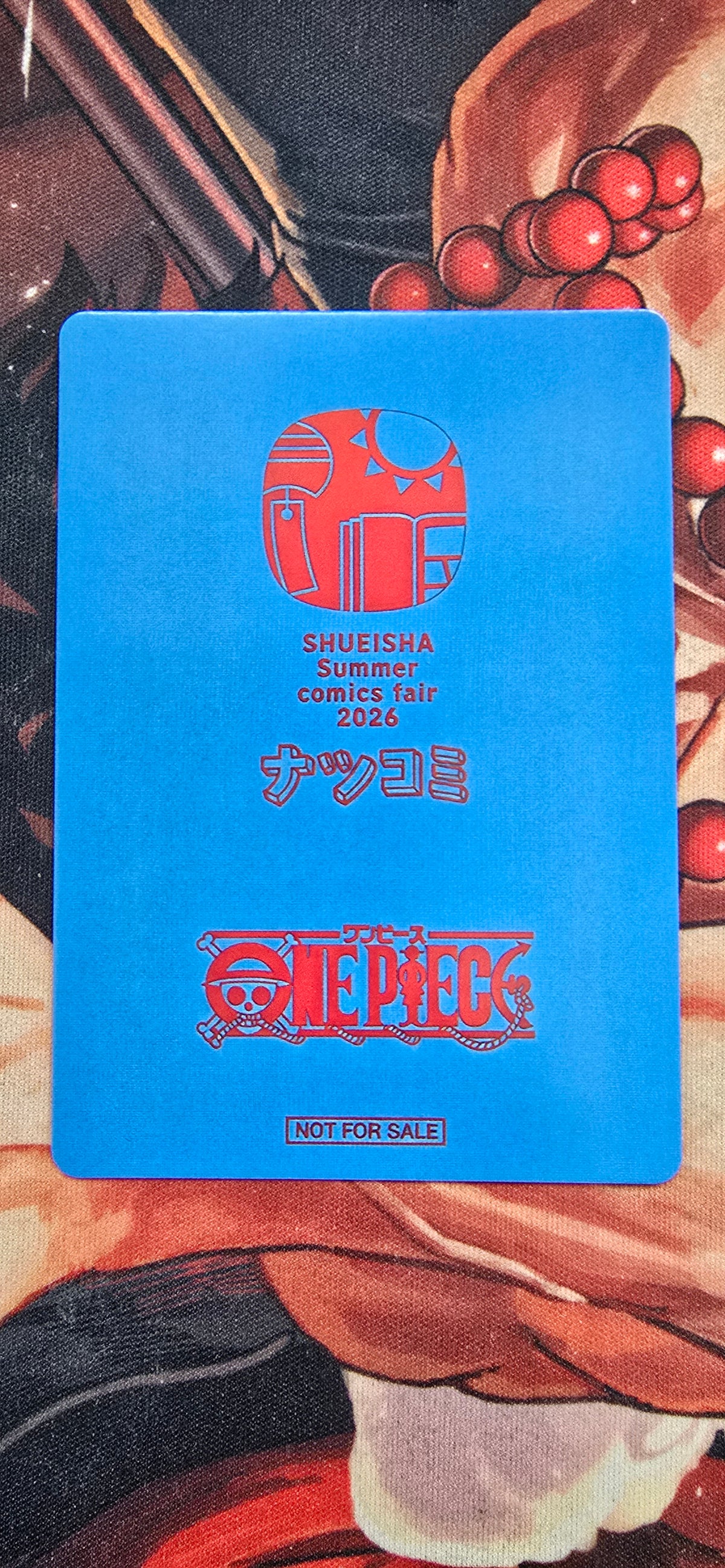 Monkey D Luffy Natsucomi 2026 Meta-Kira Watermelon Promo Japan Exclusive Custom Made One Piece Textured Proxy Card